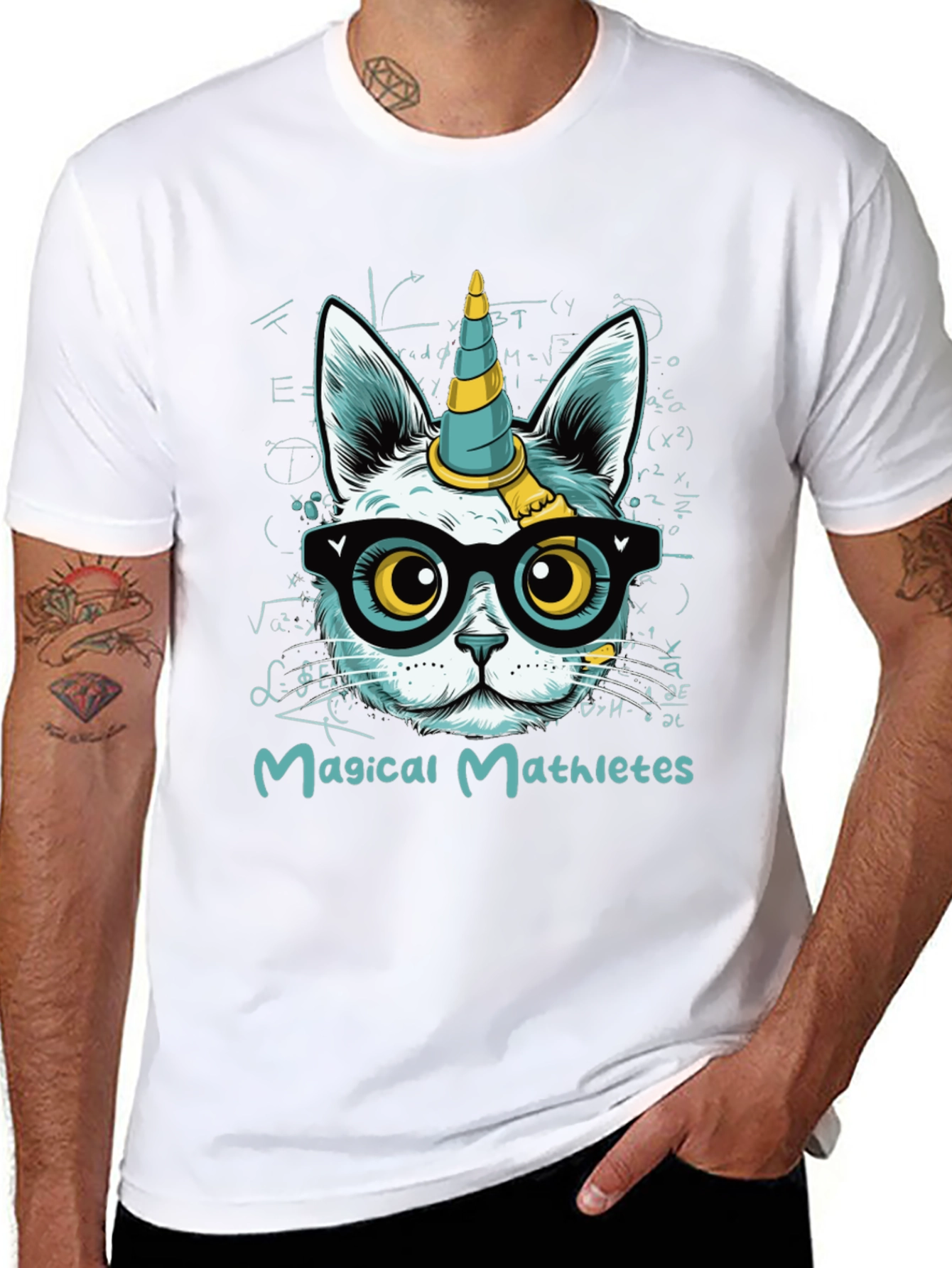 Black Magical Mathletes T-Shirt view 8