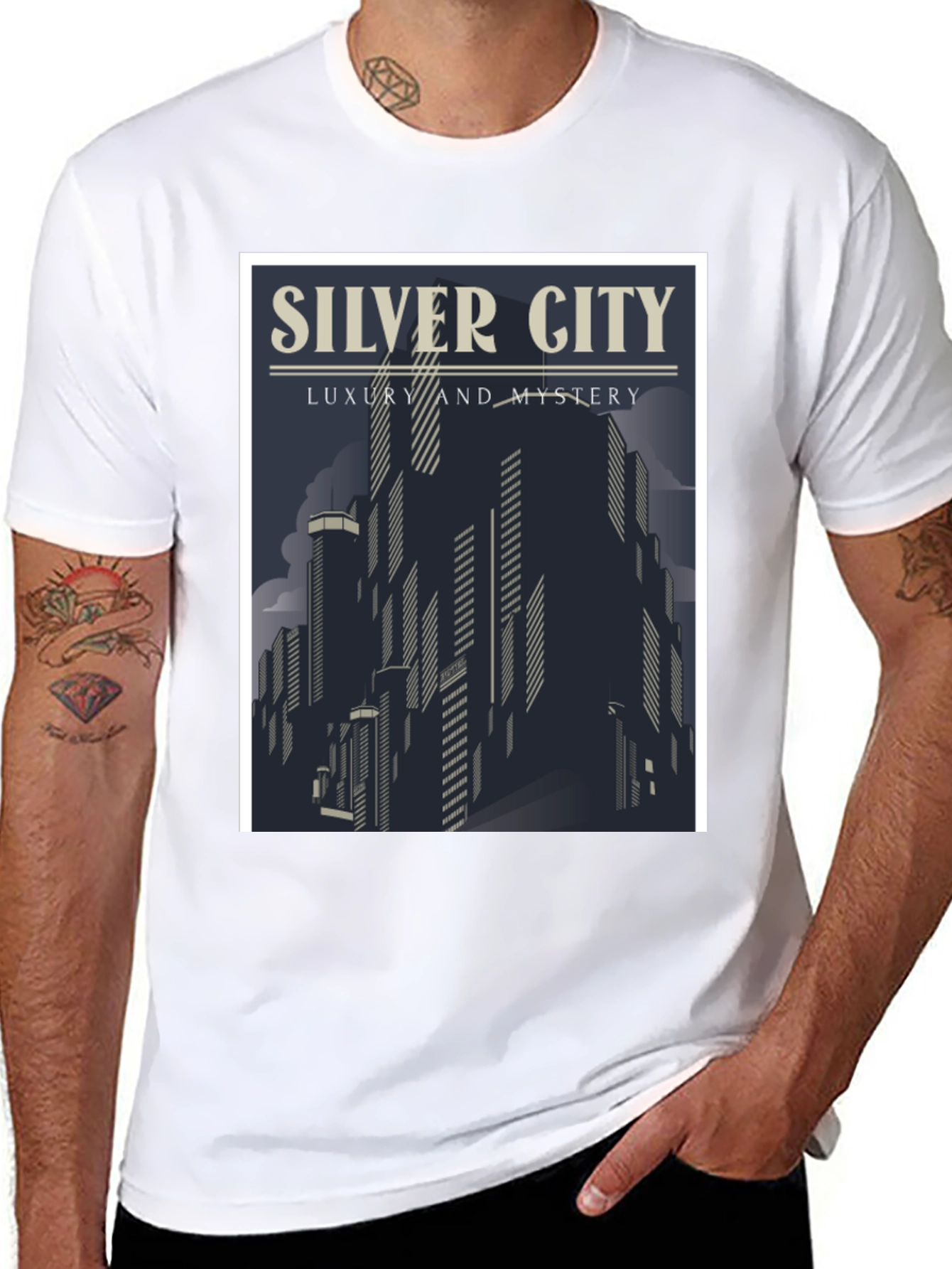 Silver City Luxury Tee - 8