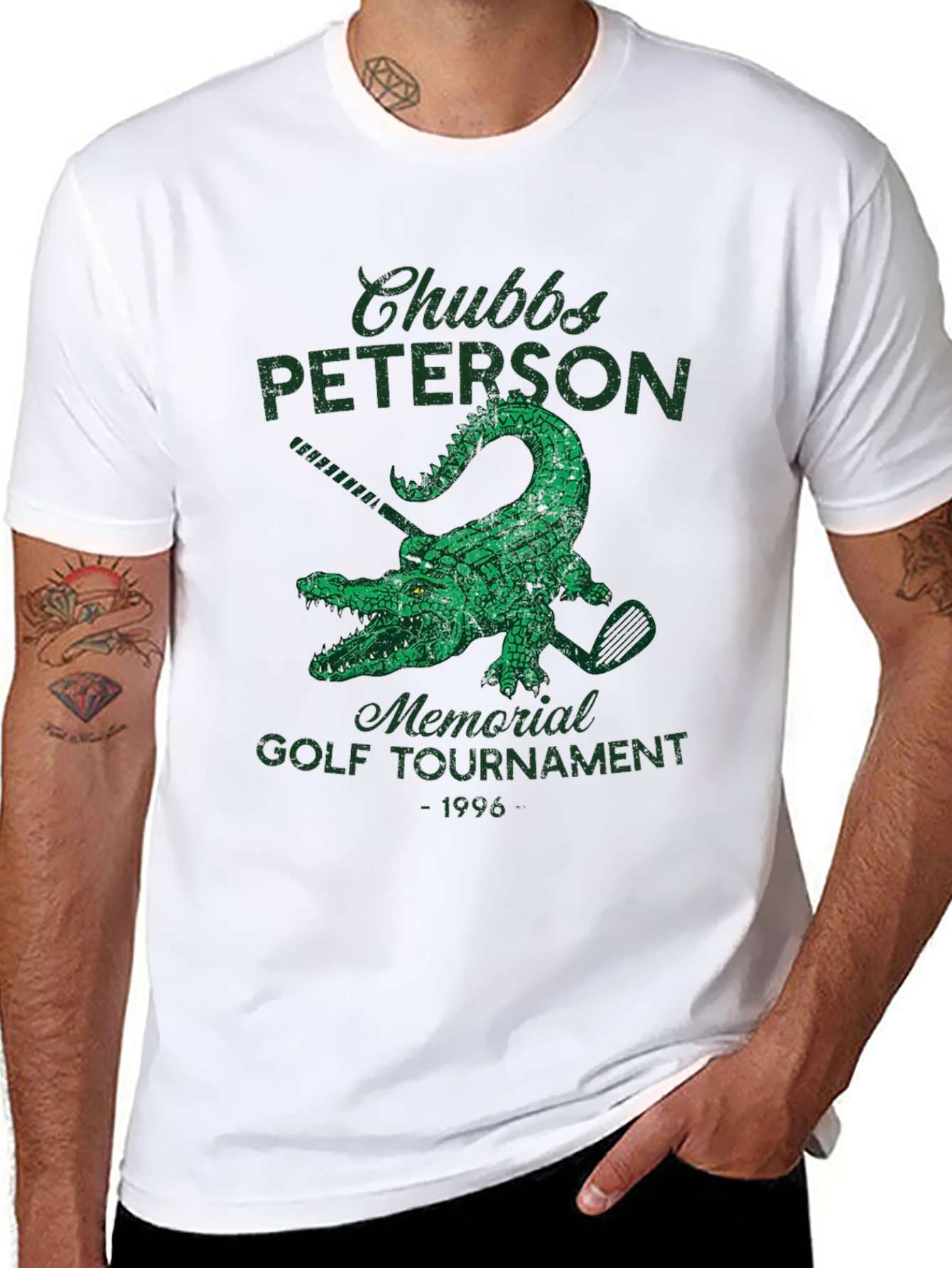 Black Chubbs Peterson Memorial Golf T-Shirt view 8