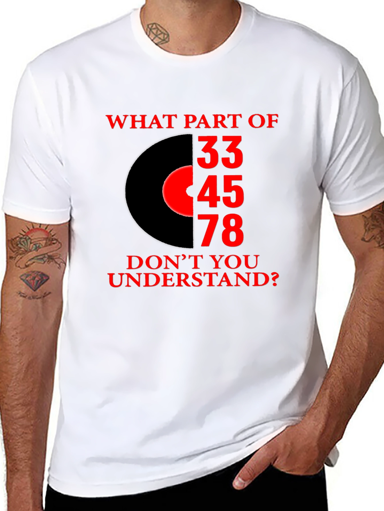 Black Vinyl Speed T-Shirt: What Part Don't You Get? view 8