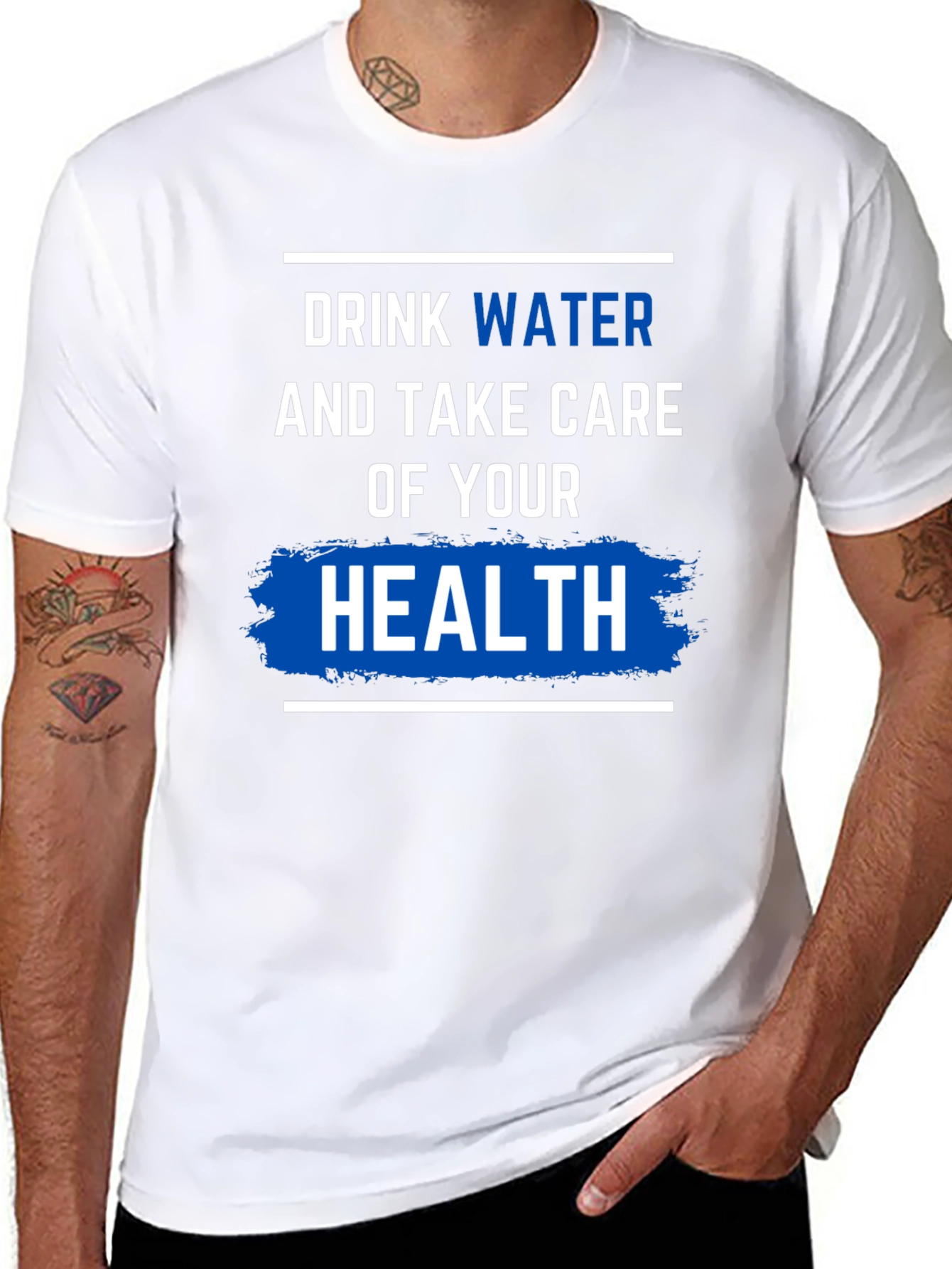 Drink Water & Take Care of Your Health T-Shirt - 8