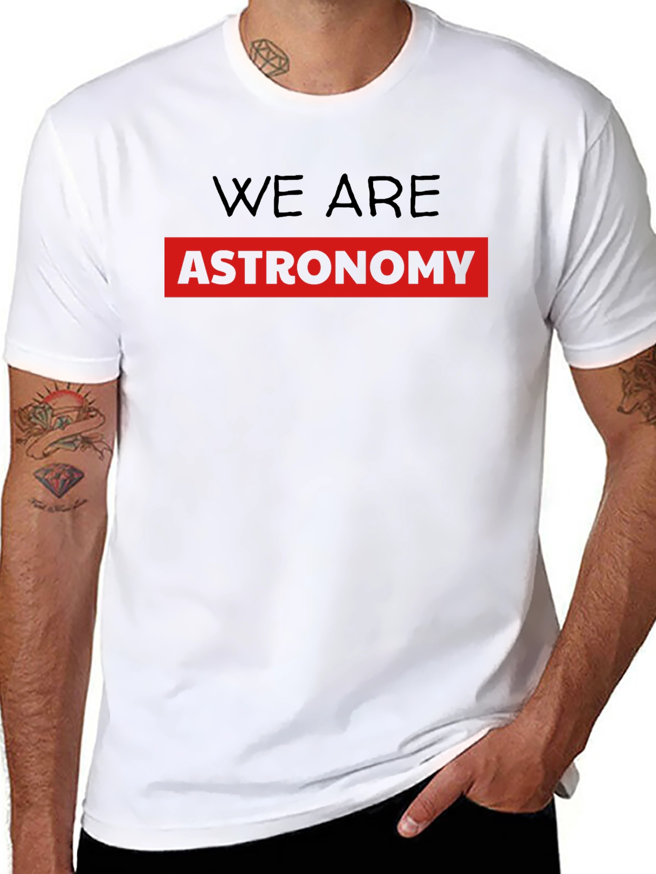 Black Astronomy T-Shirt - Trendy Design, Comfortable Fit view 8