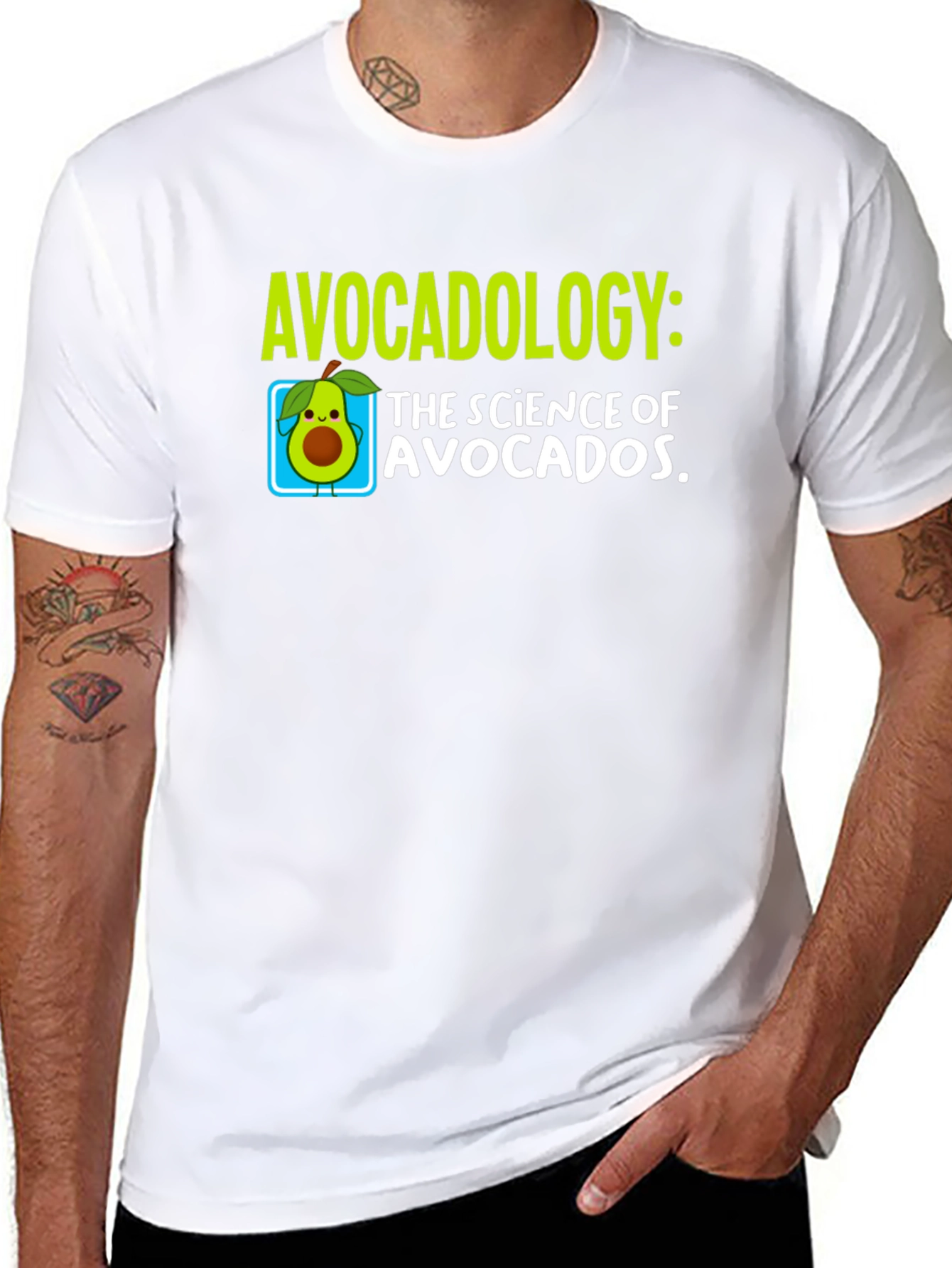 Black Avocadology T-Shirt: Science of Avocados view 8