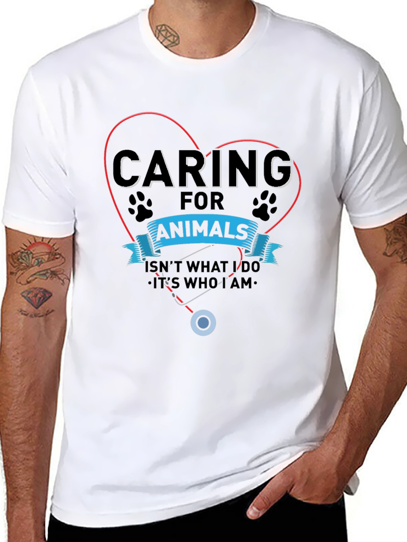 Caring for Animals T-Shirt: Veterinary Love Tee - 8