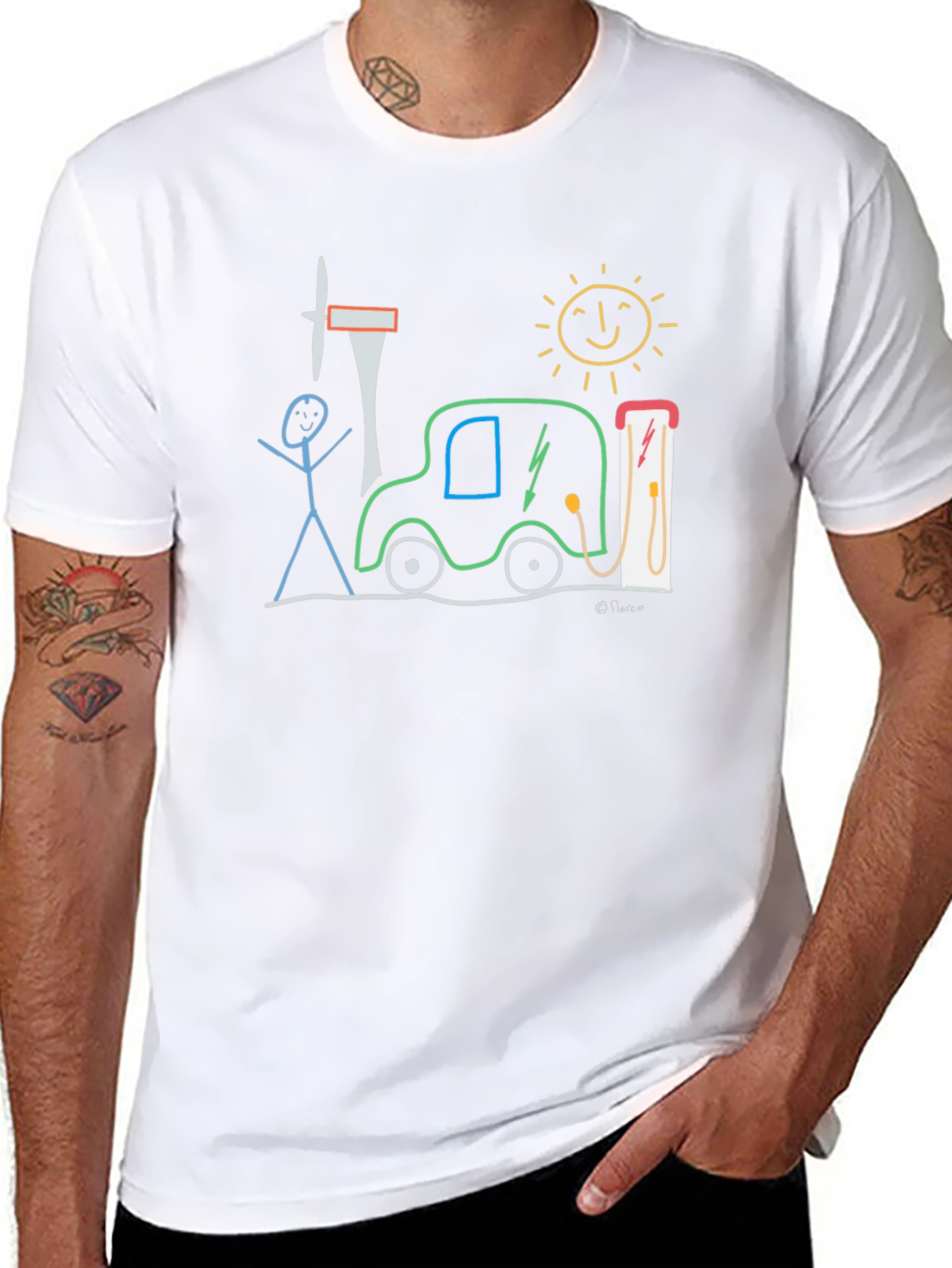 Eco-Friendly T-Shirt: Renewable Energy Design - 8