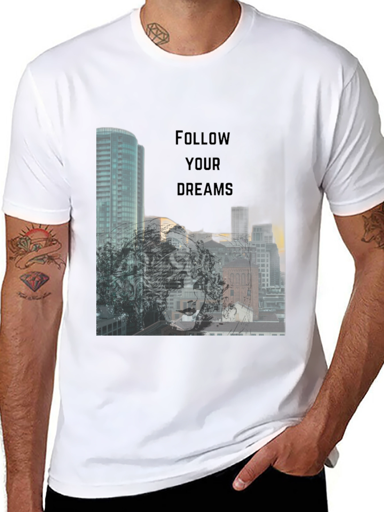 Follow Your Dreams Graphic Tee - Urban Style - 8