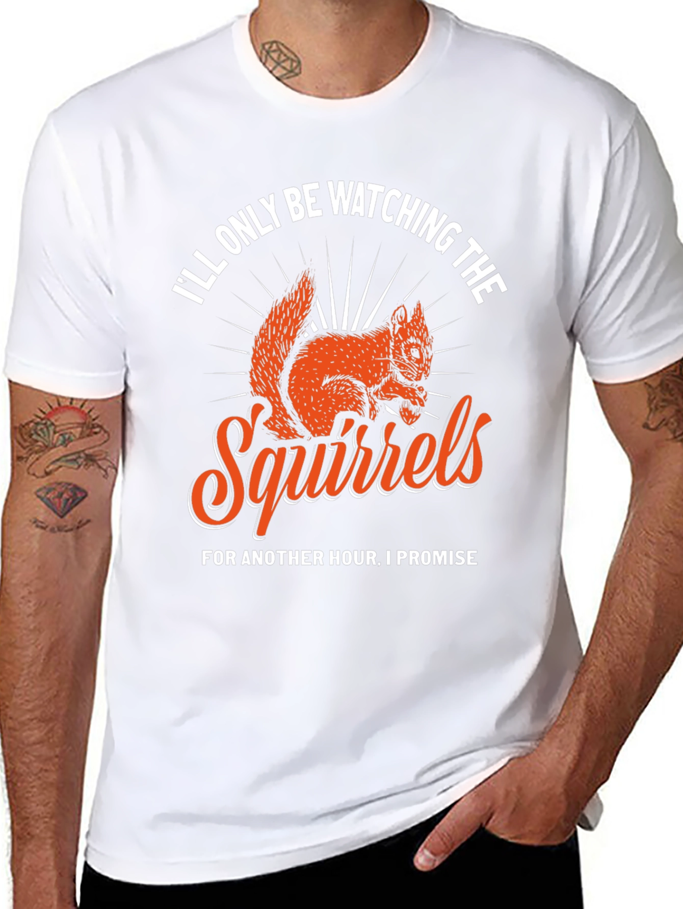 Black Squirrels T-Shirt - I'll Only Be Watching view 8