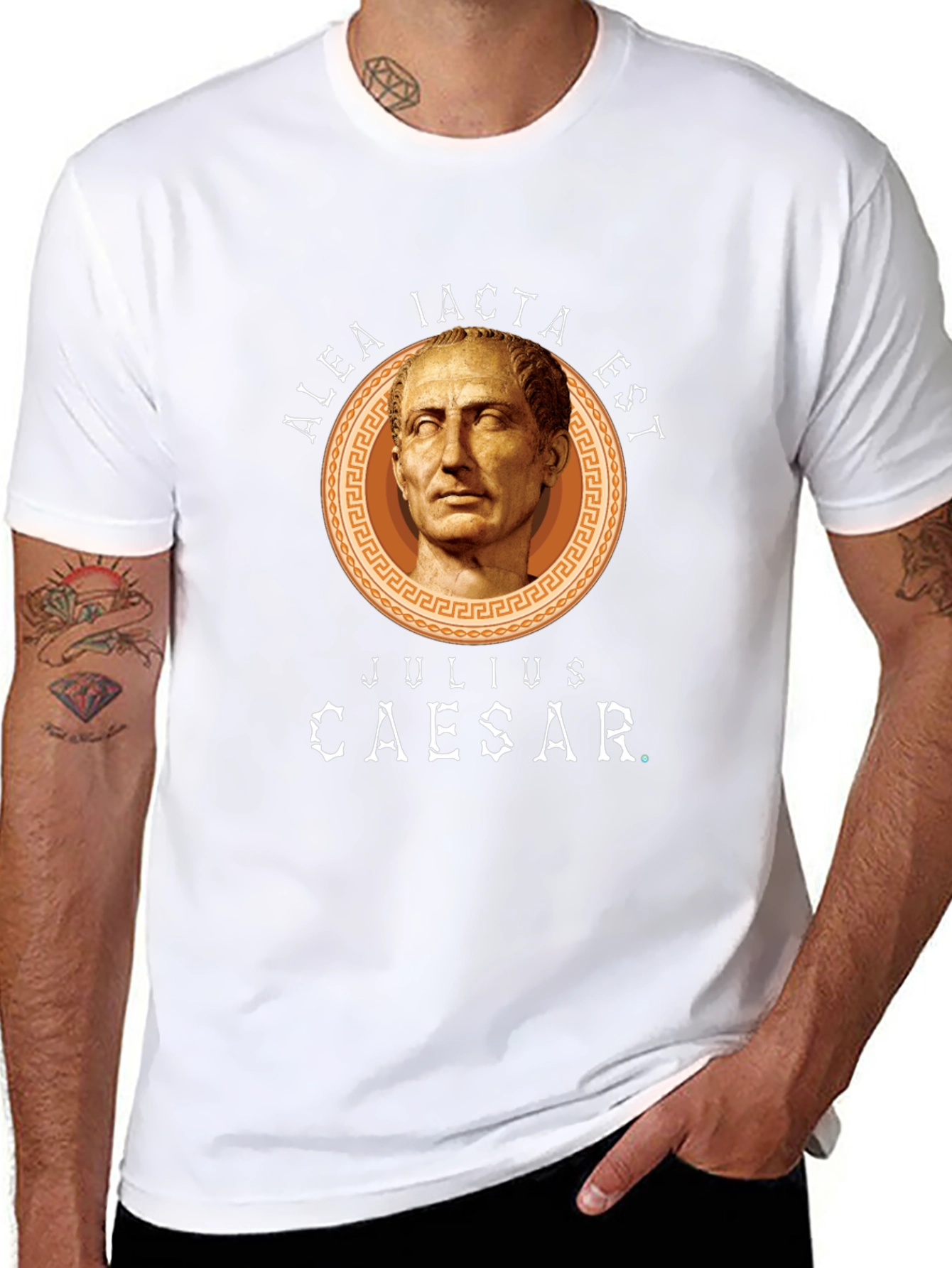 Julius Caesar Black Graphic Tee - 8