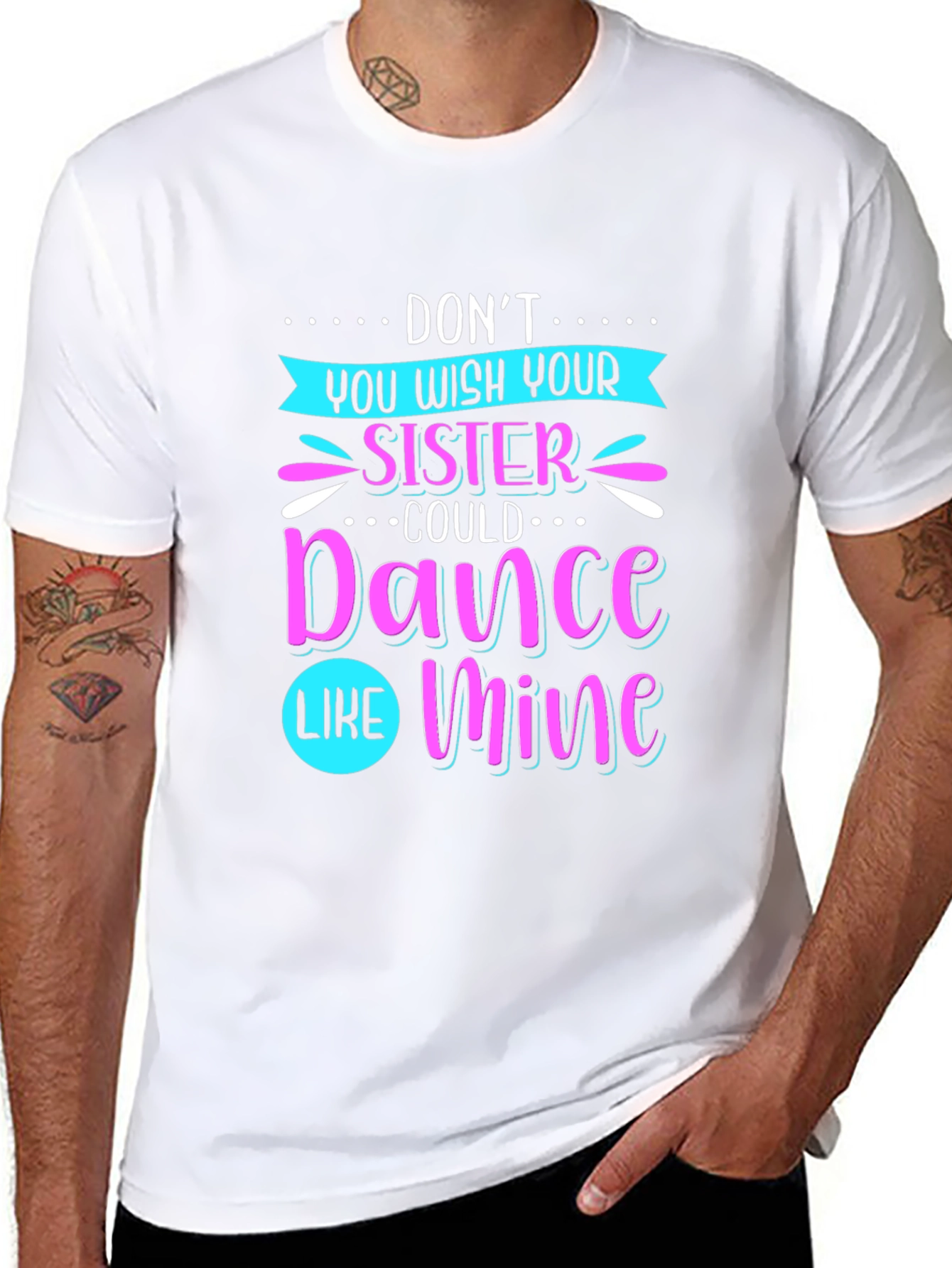 Black Dance Sister Graphic Tee - Black T-Shirt view 8