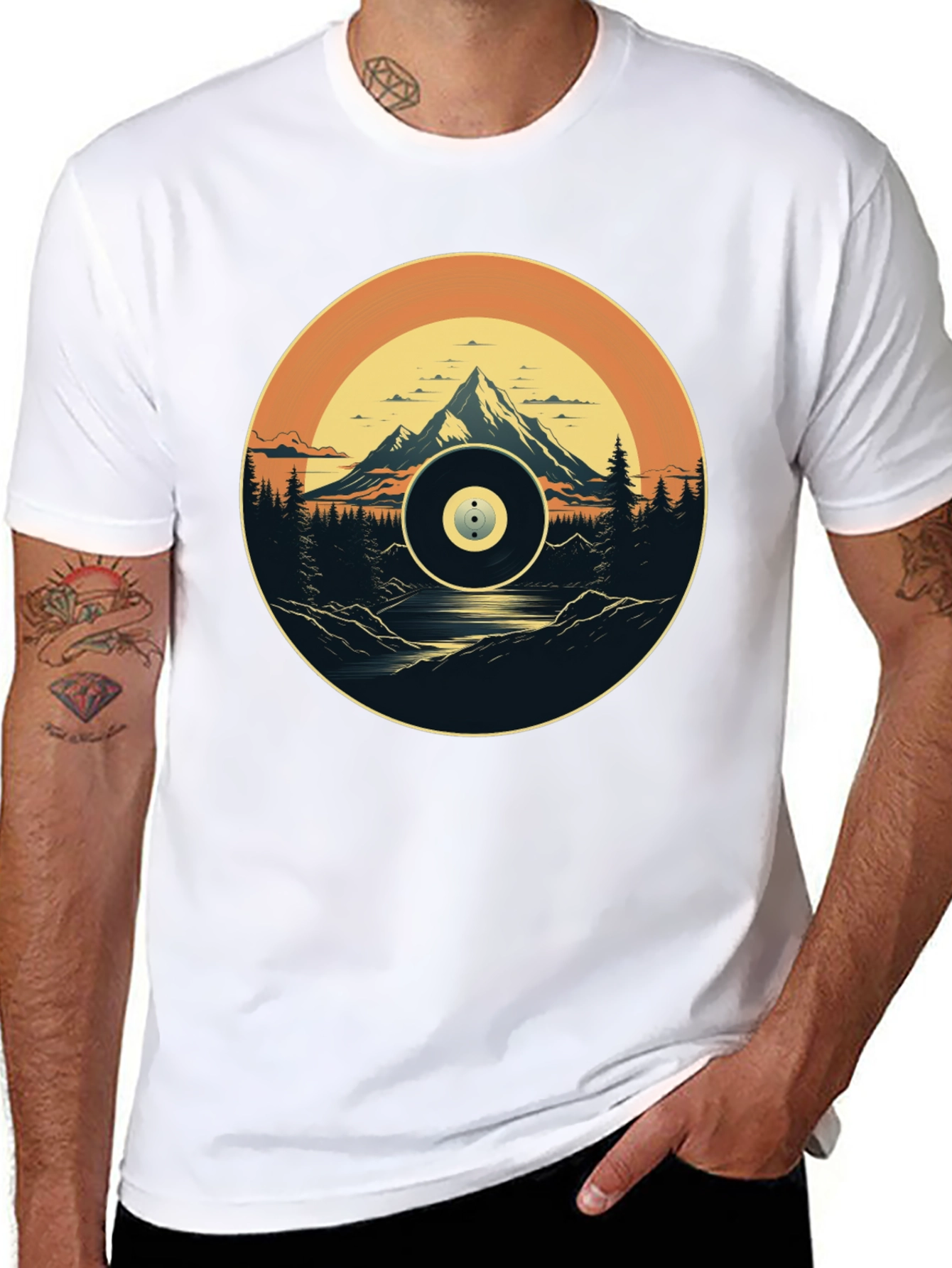 Black Mountain Vista Vinyl Graphic Tee view 8