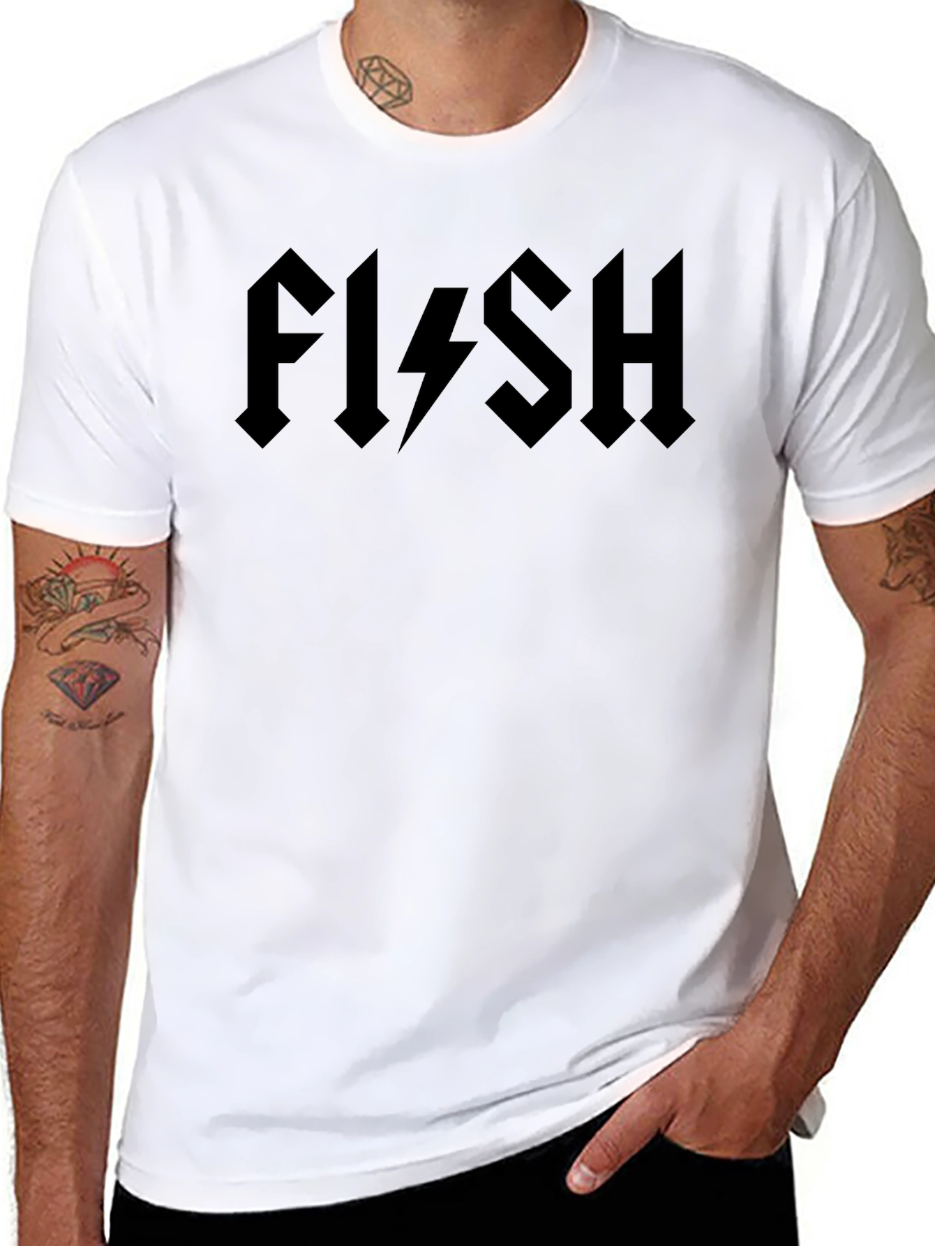Black Flash⚡ACDC Style T-Shirt: Rock Your Look! view 8