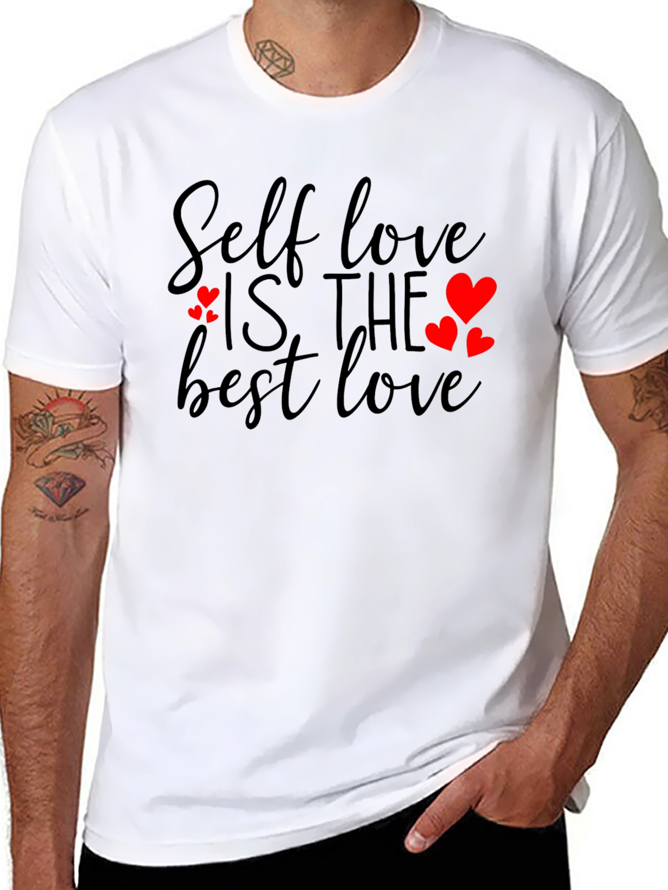 Black Self Love is the Best Love Graphic Tee view 8