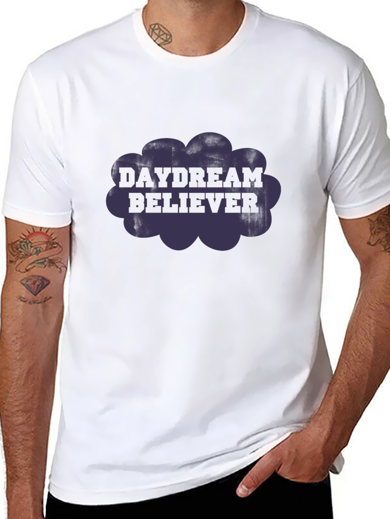Black Daydream Believer Graphic T-Shirt - Black view 8
