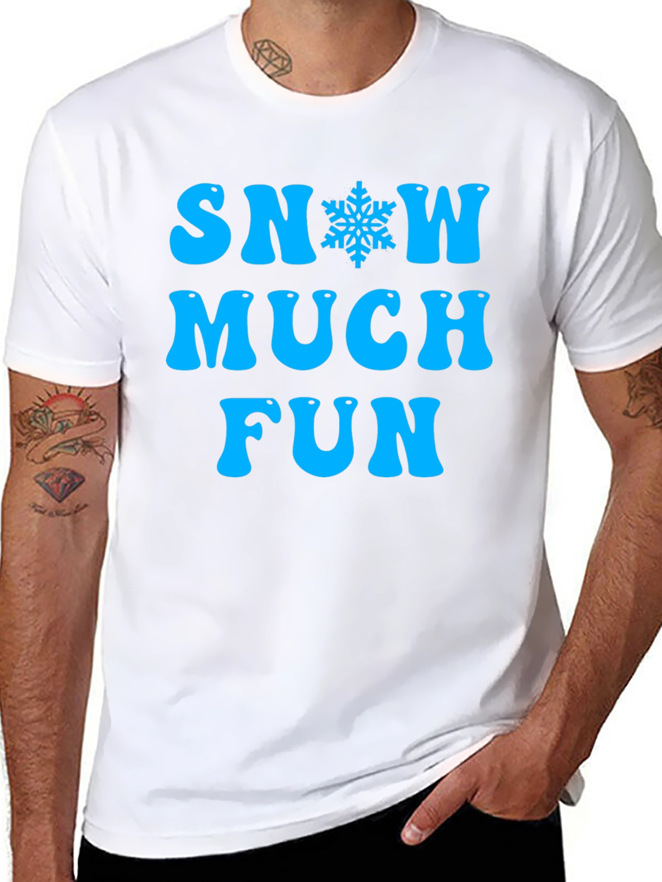 Black Snow Much Fun Graphic Tee view 8