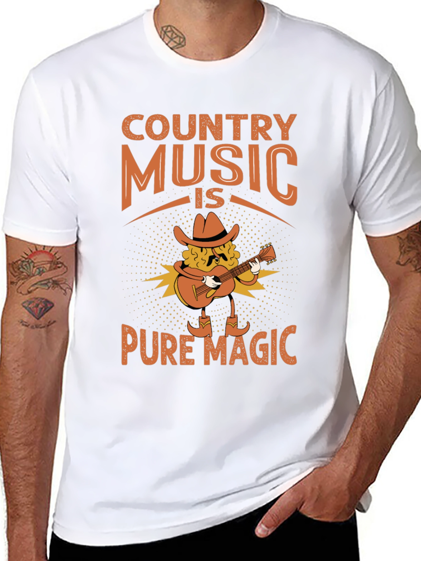 Country Music Pure Magic Graphic T-Shirt - 8