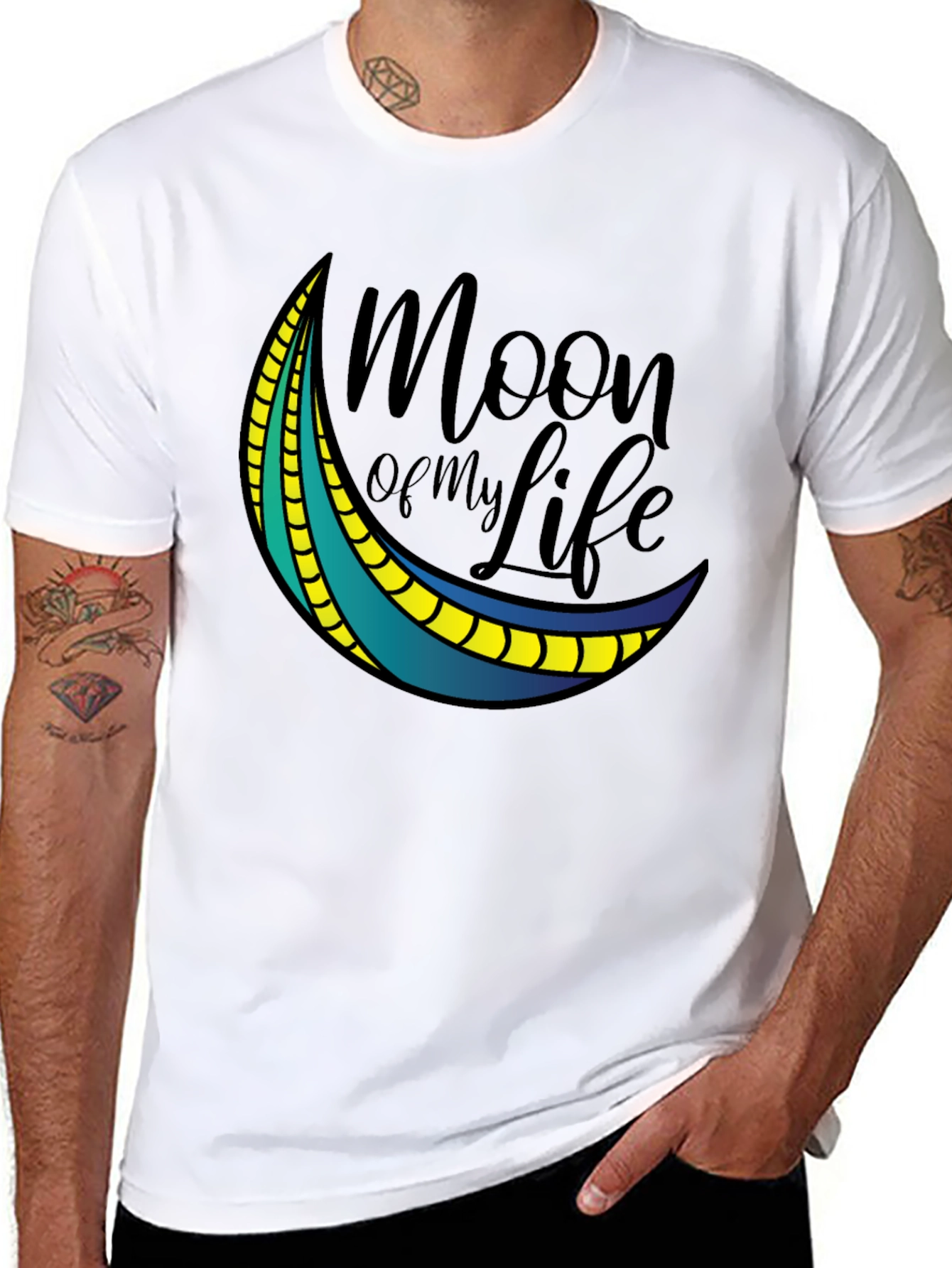 Black Moon of My Life Graphic Tee - Black T-Shirt view 8
