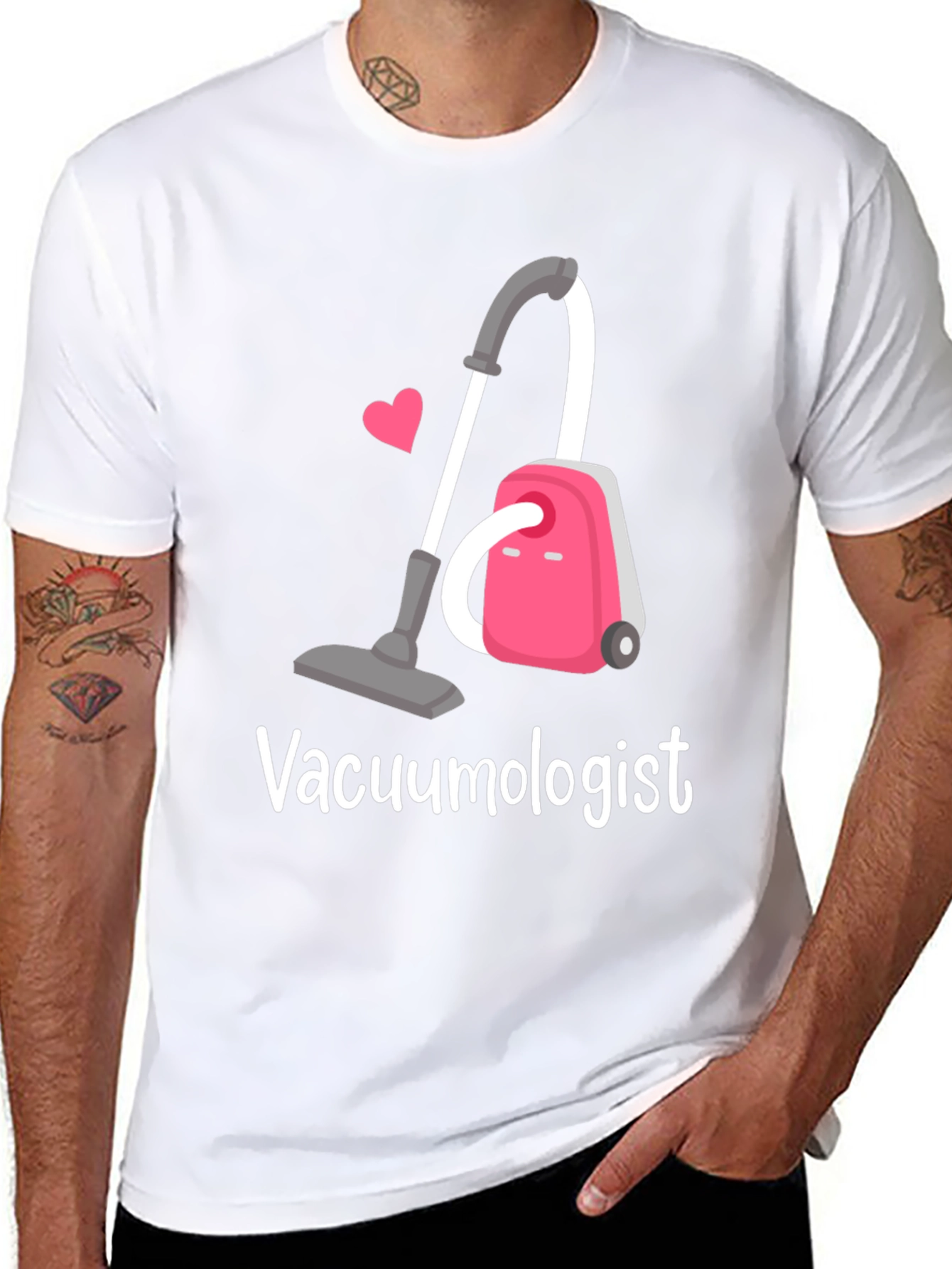 Black Vacuumologist T-Shirt - Cleaning Humor Tee view 8