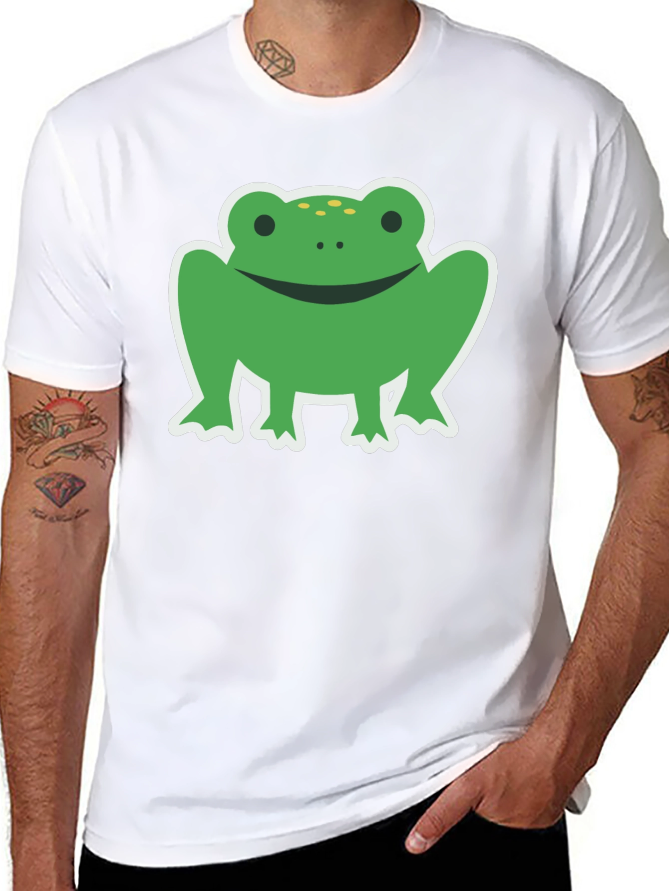 Black Frog Graphic Black T-Shirt view 8