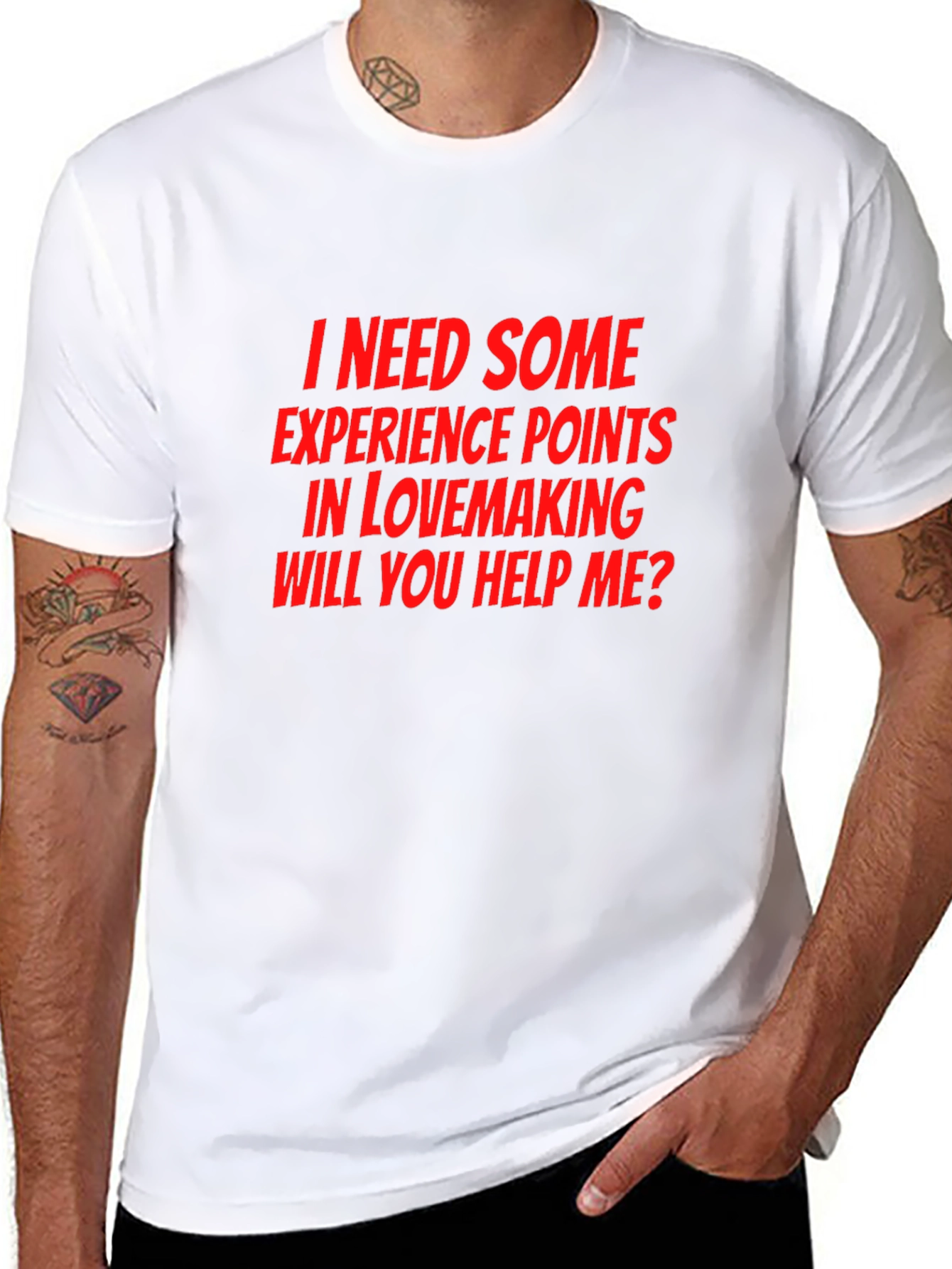Black Lovemaking XP T-Shirt - Funny Slogan Tee view 8