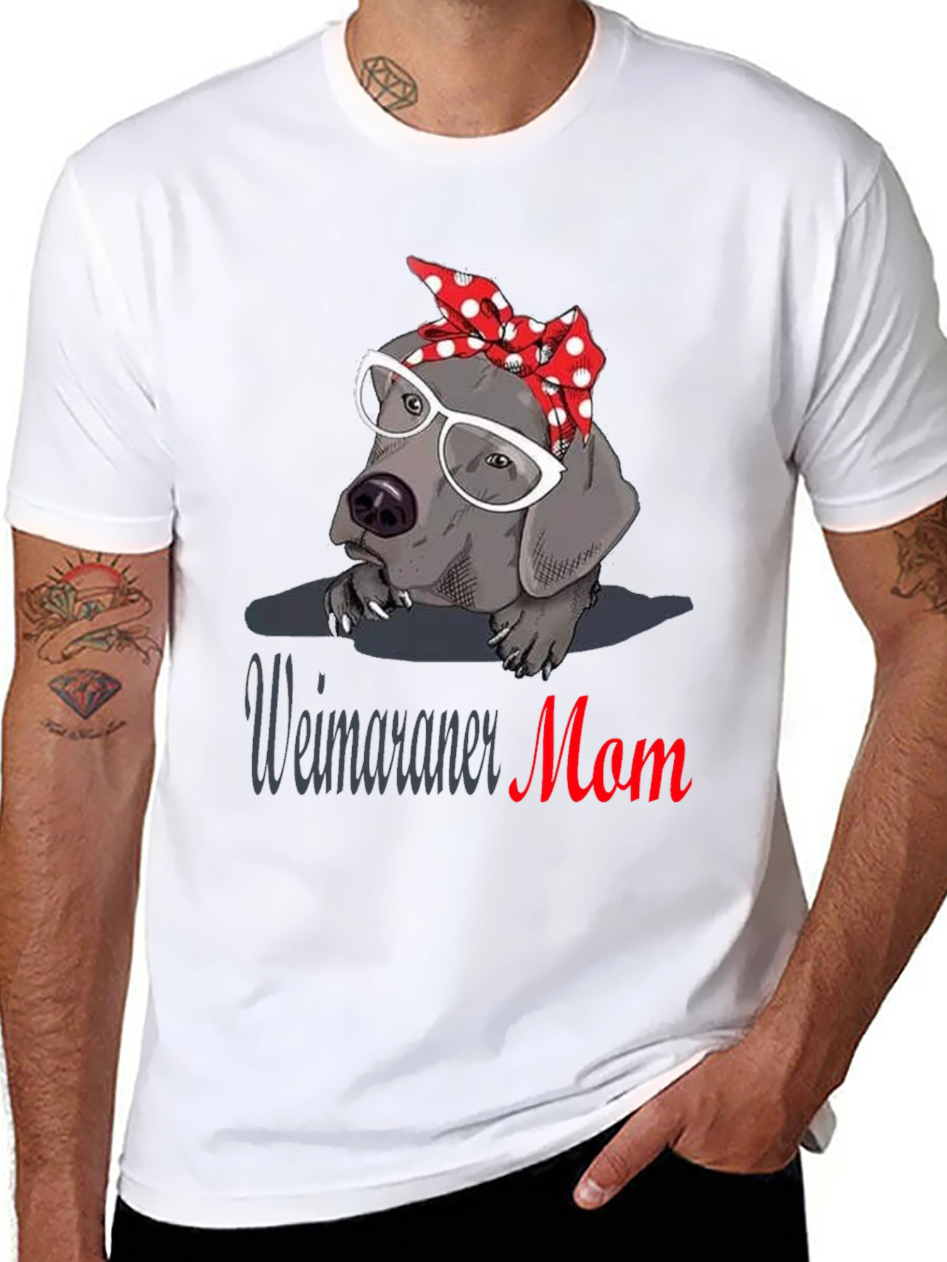 Weimaraner Mom T-Shirt - 8