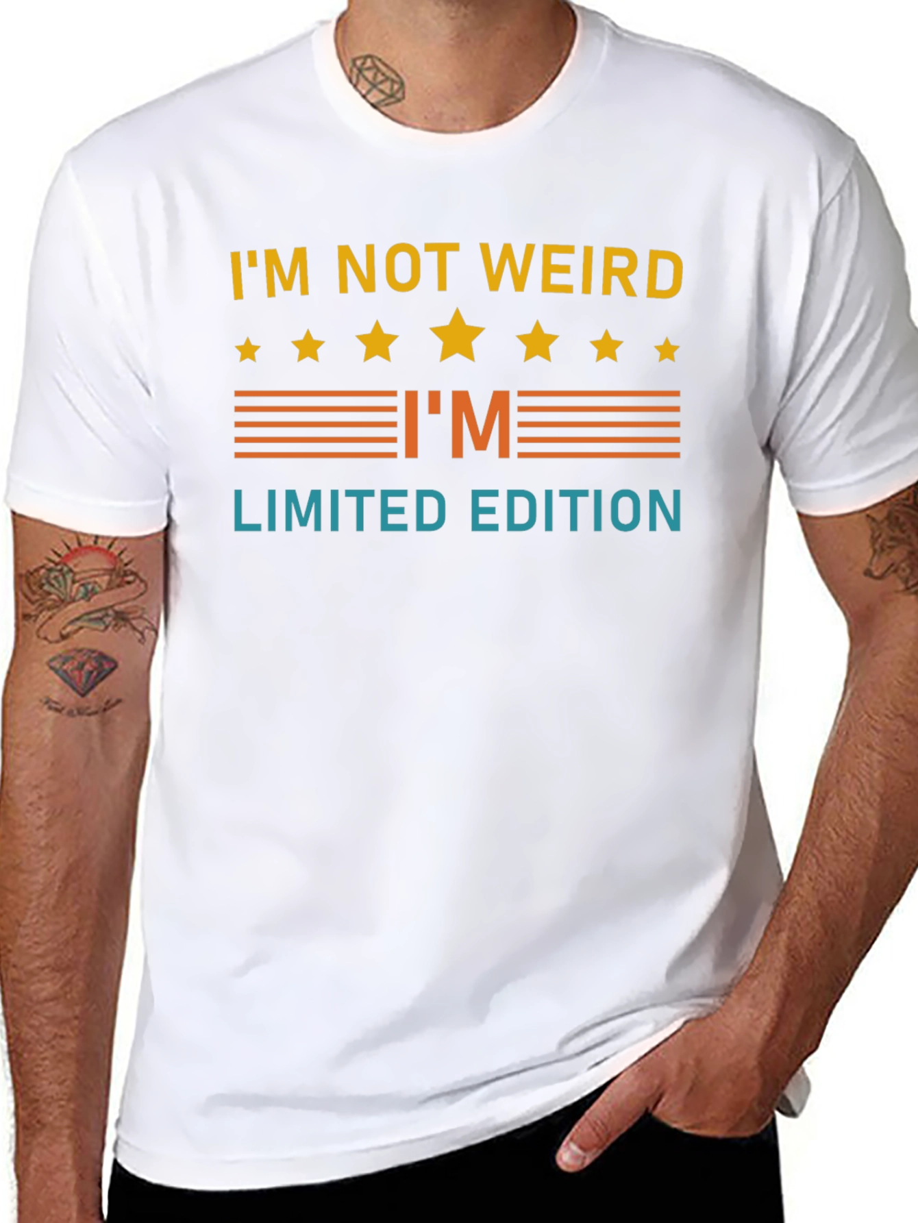 Black I'm Not Weird, I'm Limited Edition T-Shirt view 8