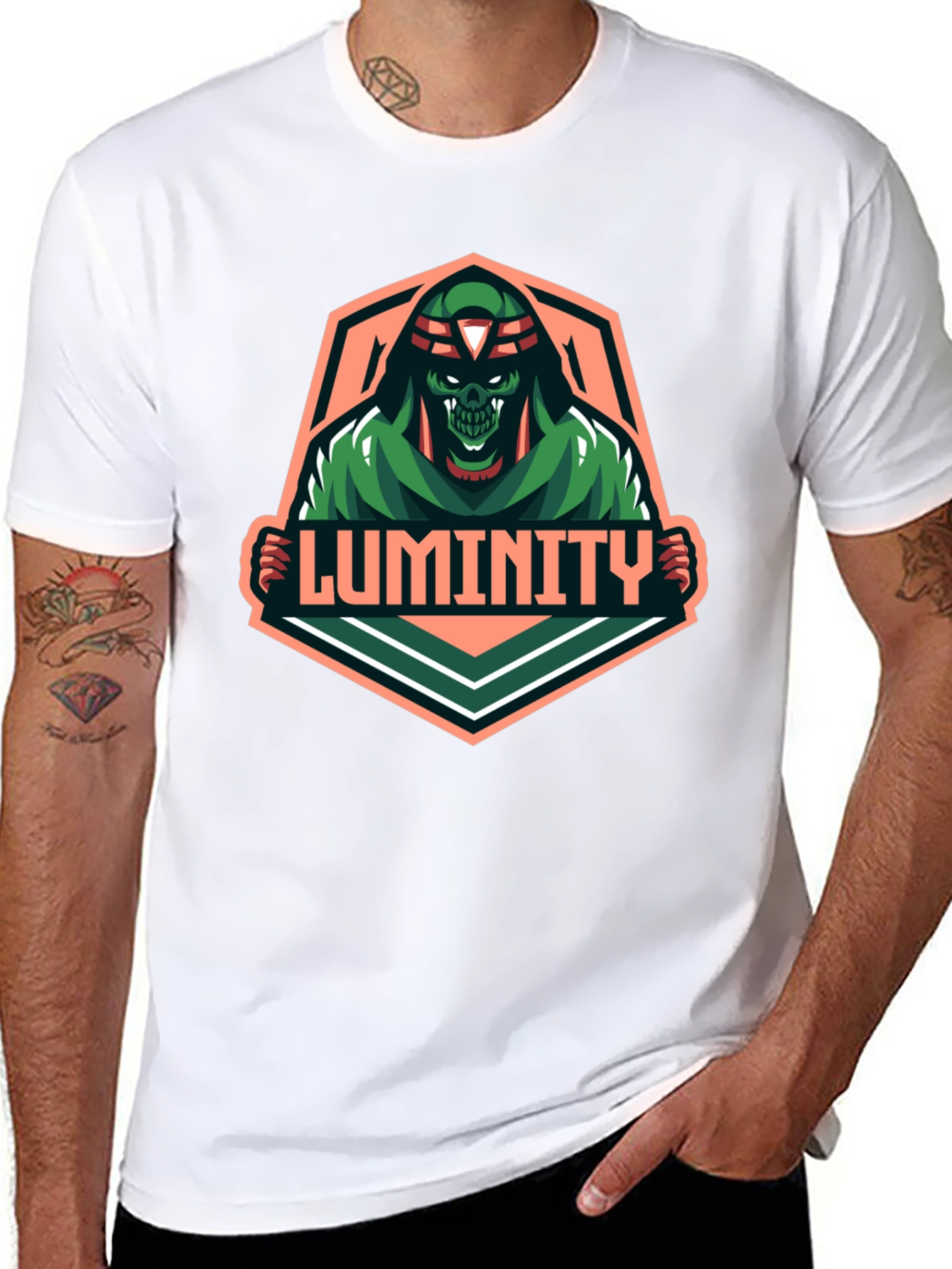 Black Luminiity Graphic T-Shirt - Black view 8