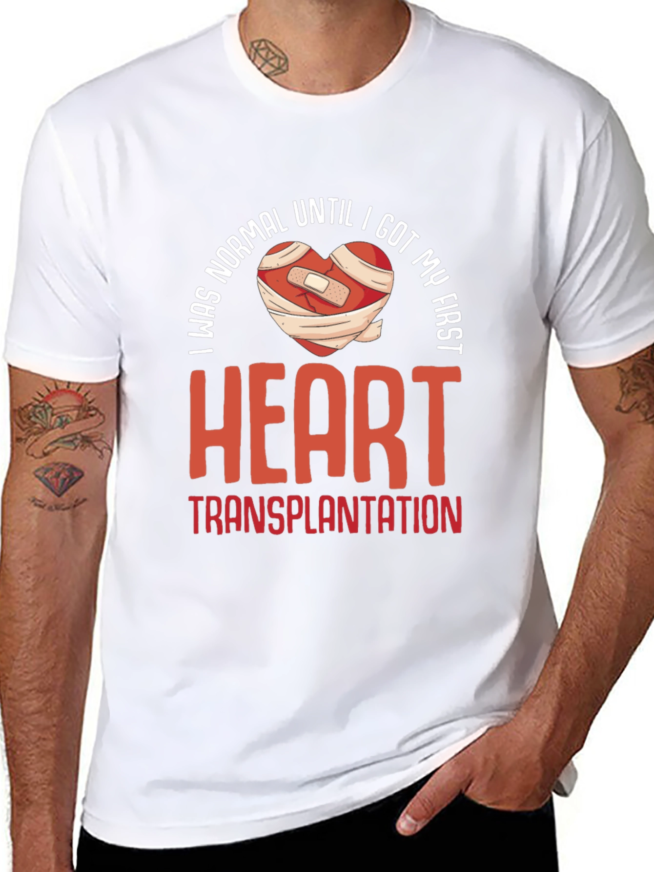 Heart Transplantation Graphic T-Shirt - 8