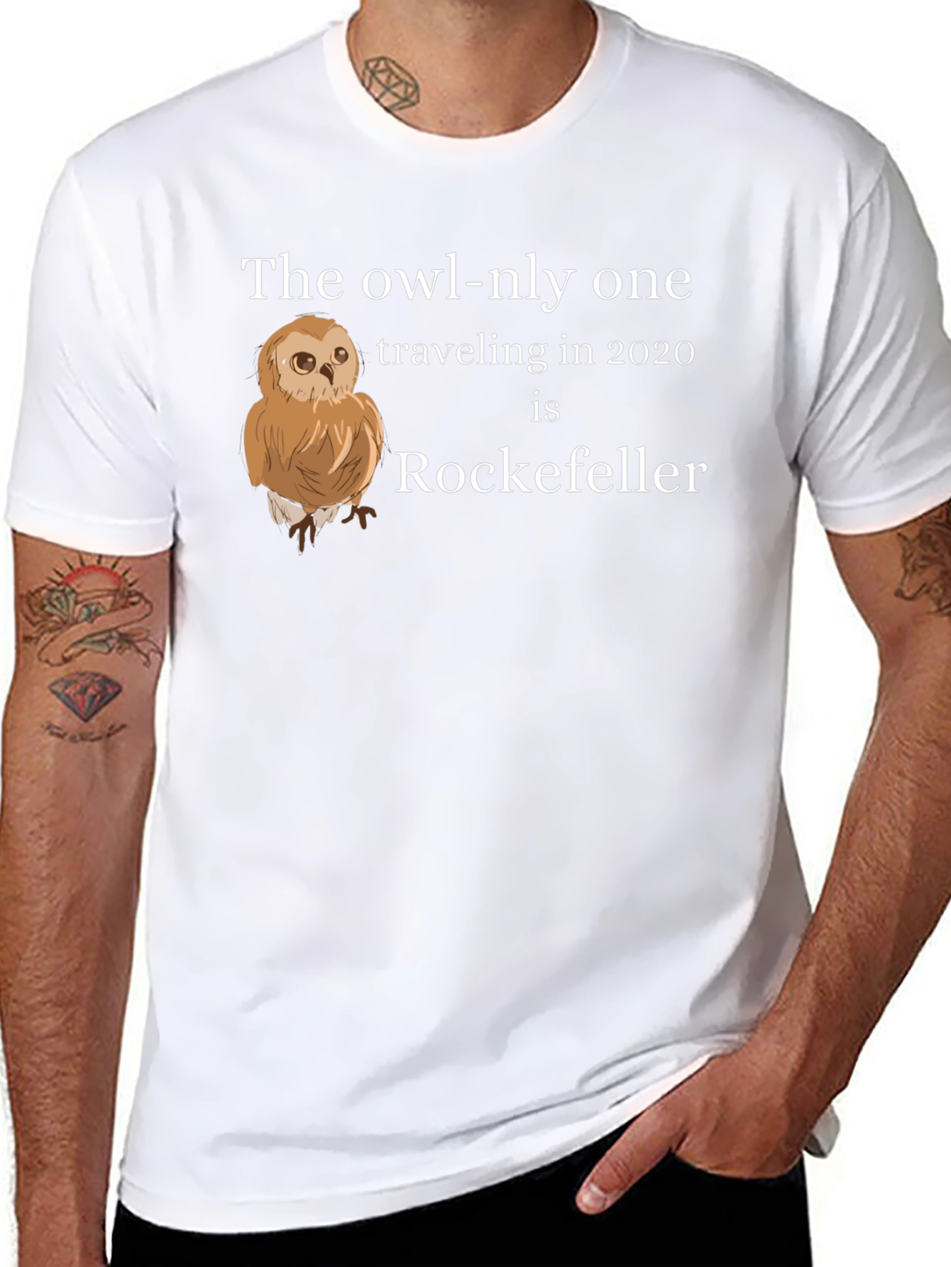 Black Owl-nly One Rockefeller T-Shirt view 8