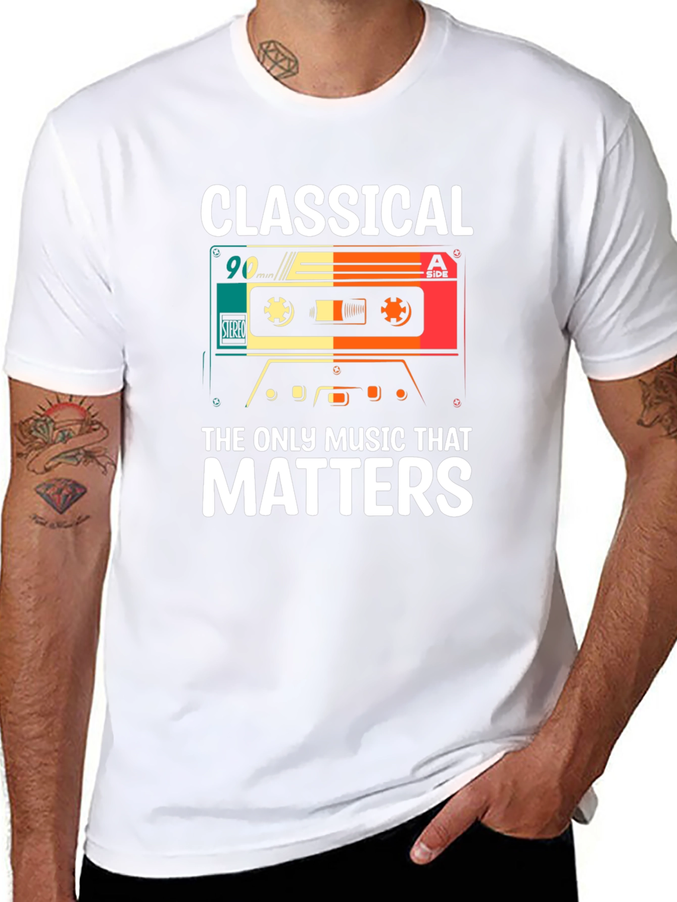 Black Classical Music Matters Graphic Tee view 8