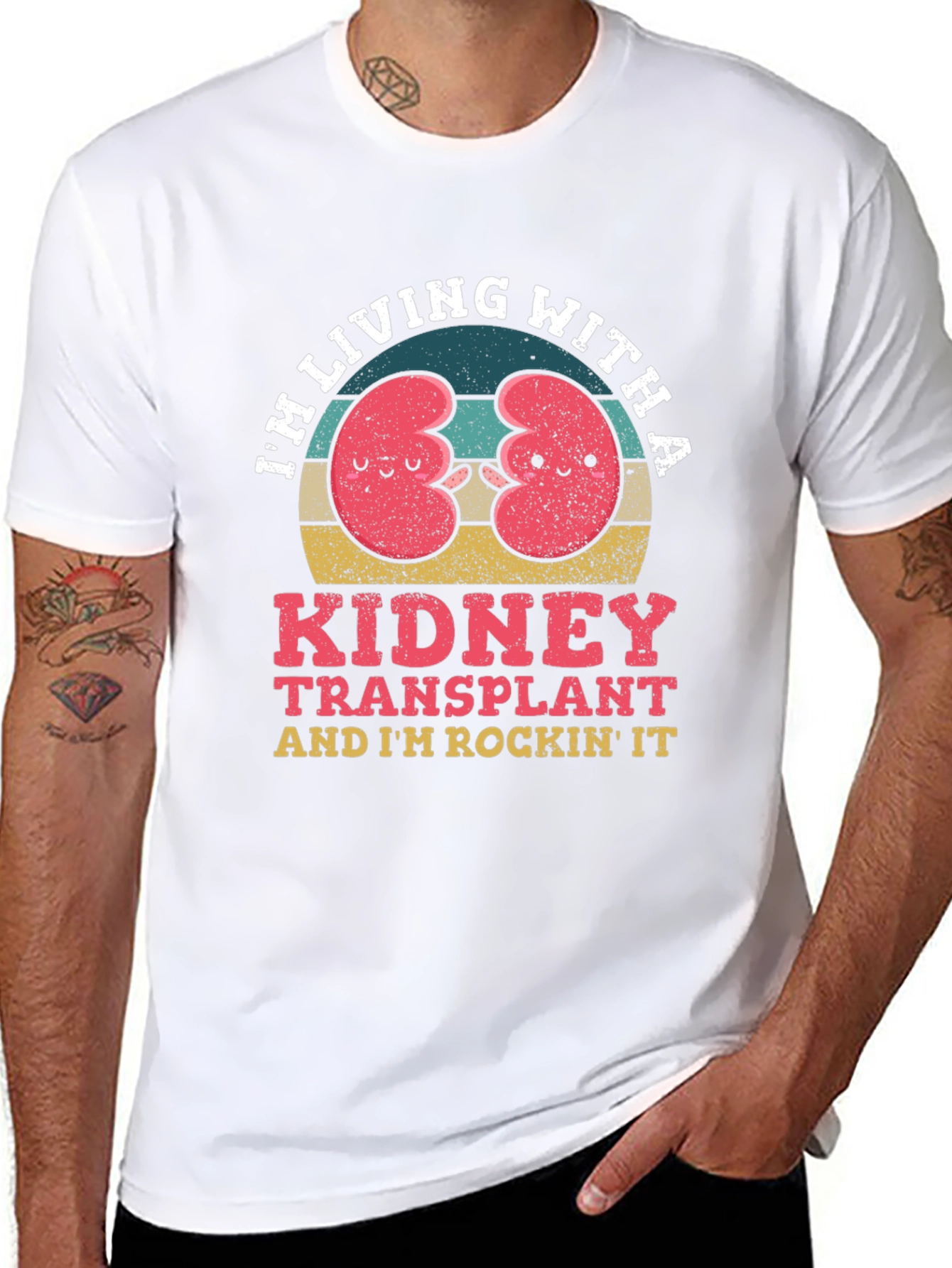 Black Kidney Transplant Recipient T-Shirt view 8