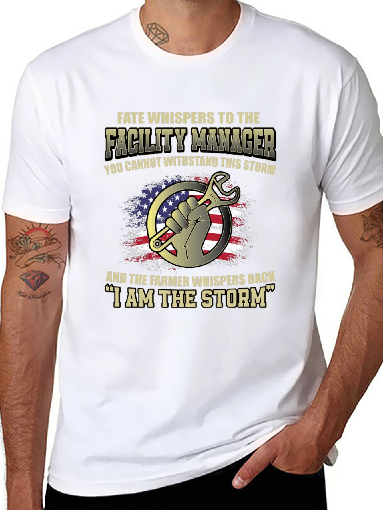 Facility Manager "I Am The Storm" Graphic T-Shirt - 8