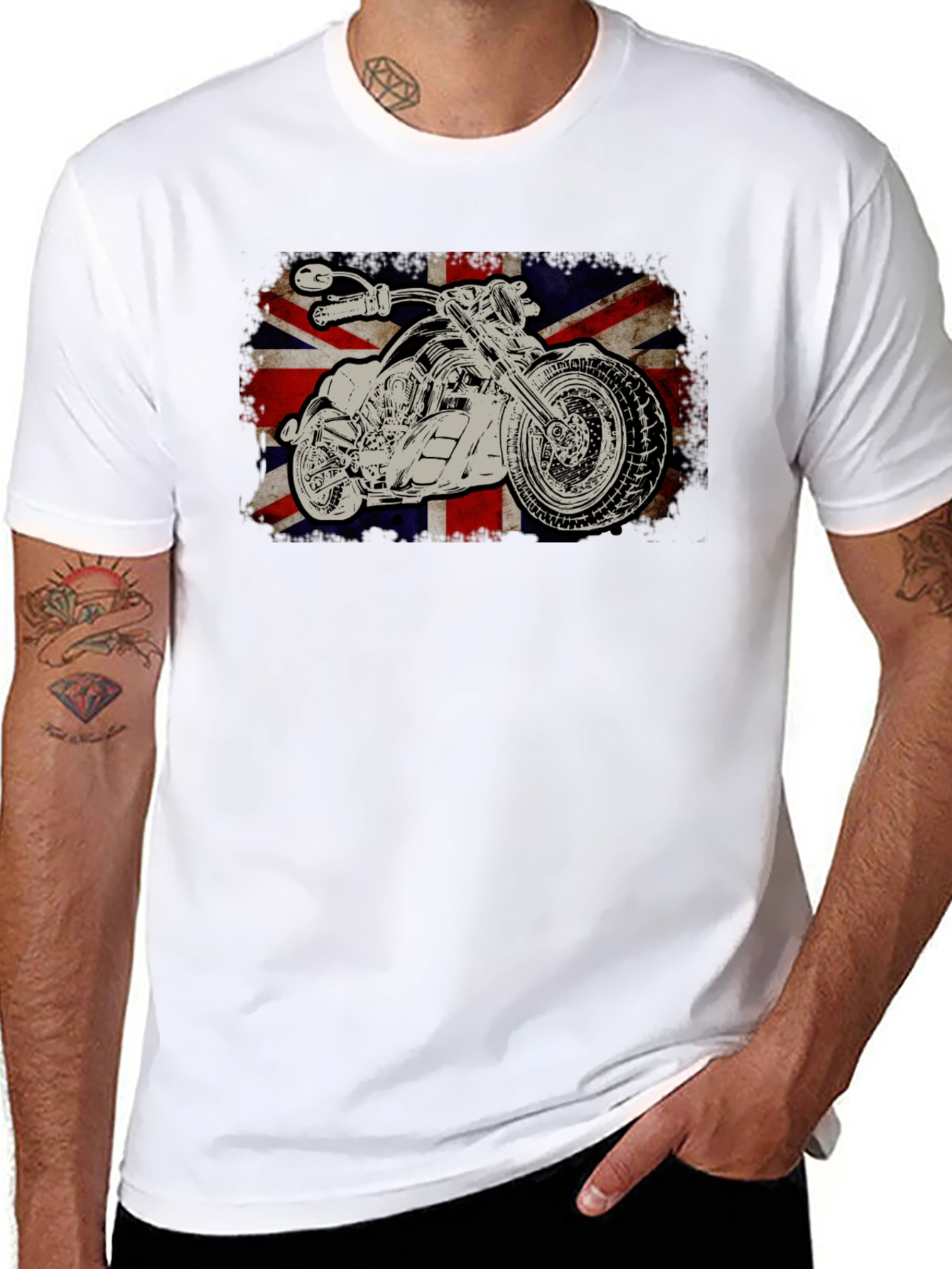 British Motorcycle Graphic T-Shirt - 8