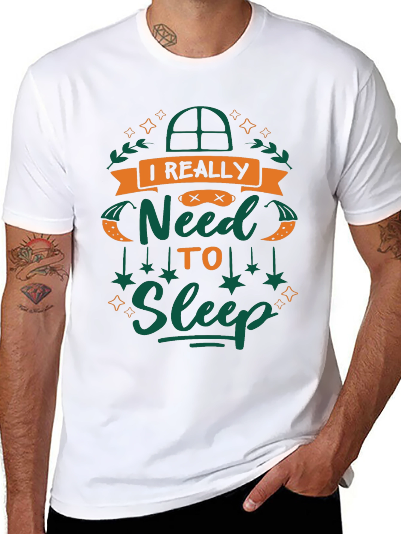 Black I Really Need To Sleep Graphic T-Shirt view 8