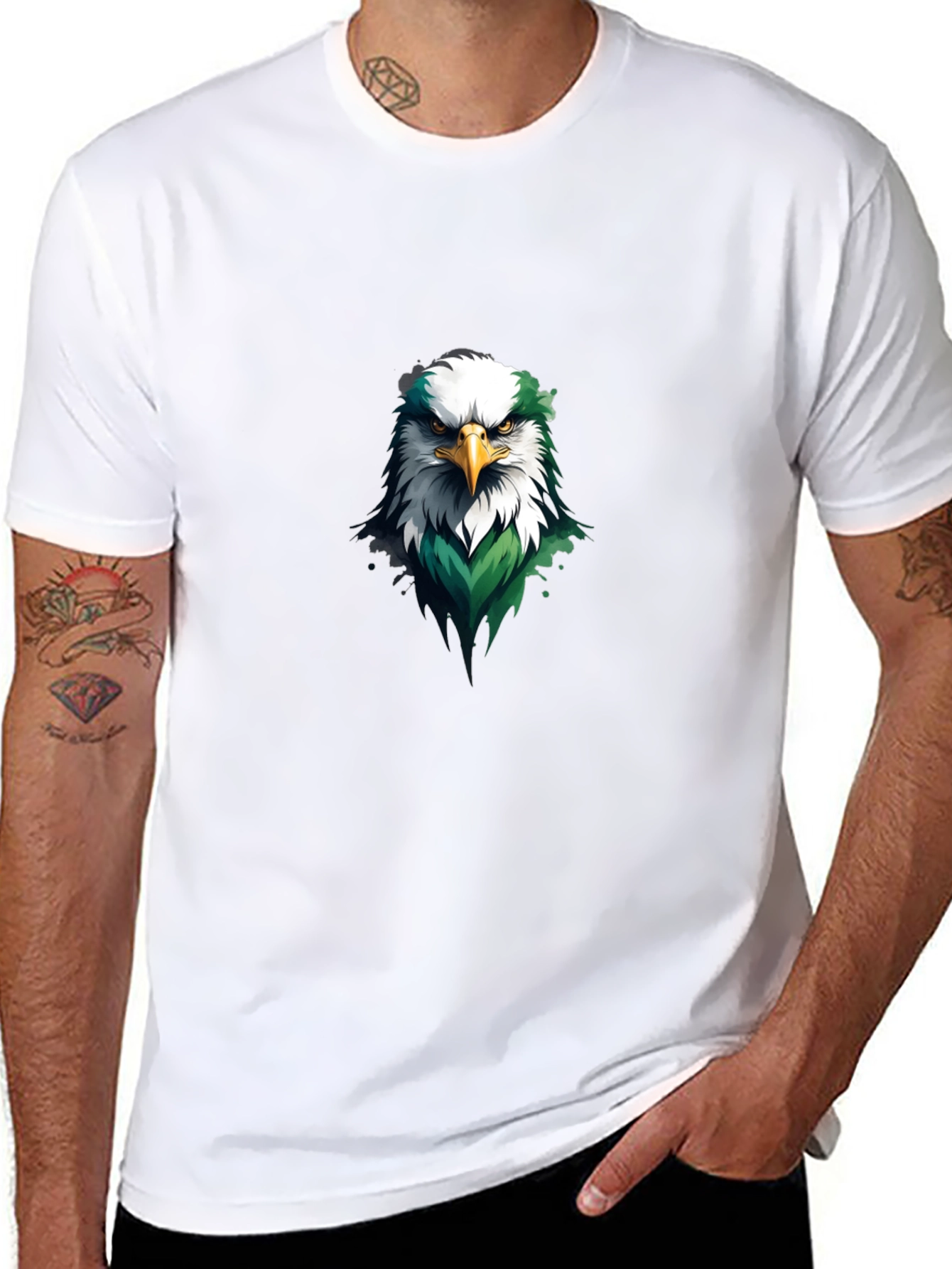 Black Eagle Graphic T-Shirt - Bold Design view 8