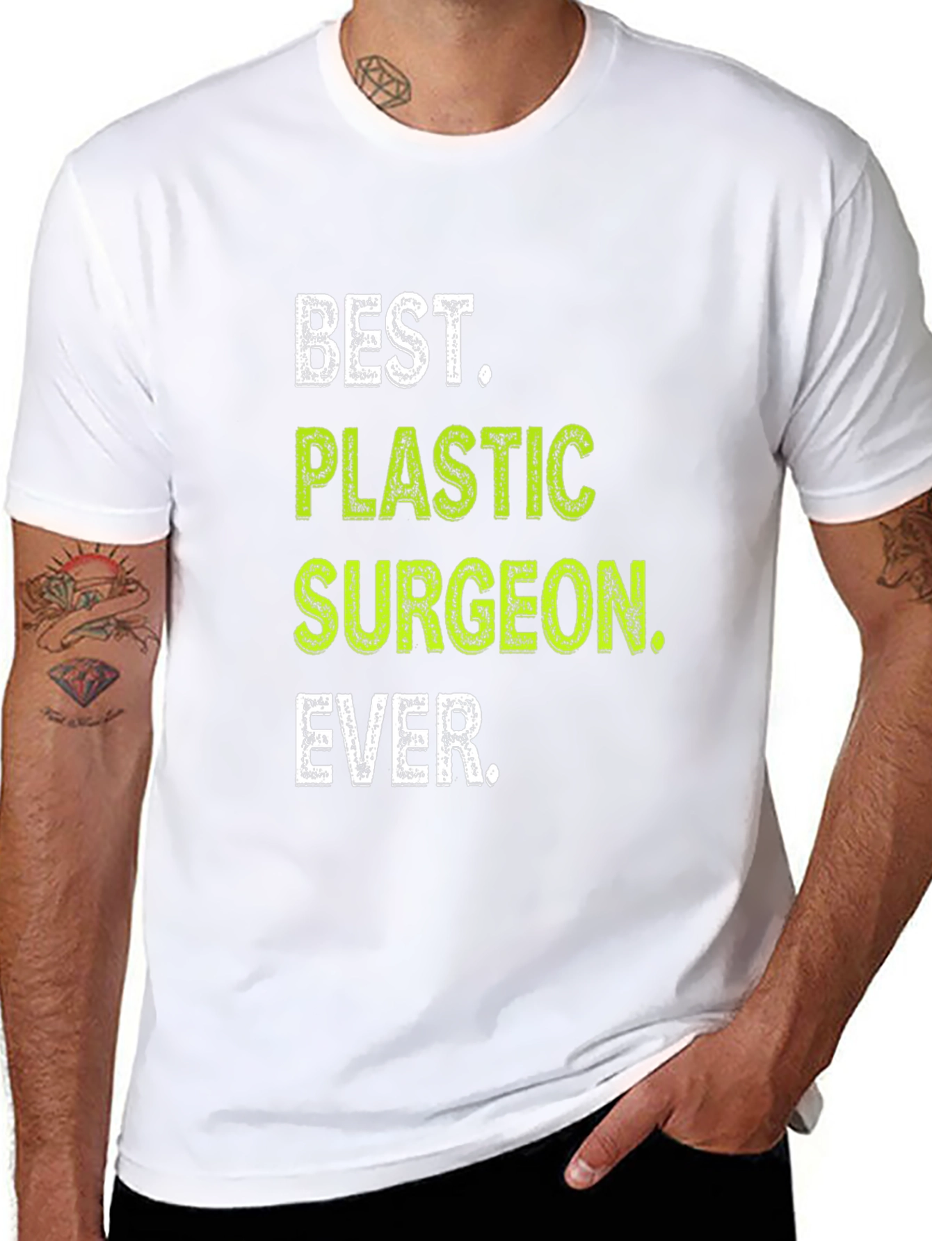 Black Best Plastic Surgeon Ever T-Shirt view 8
