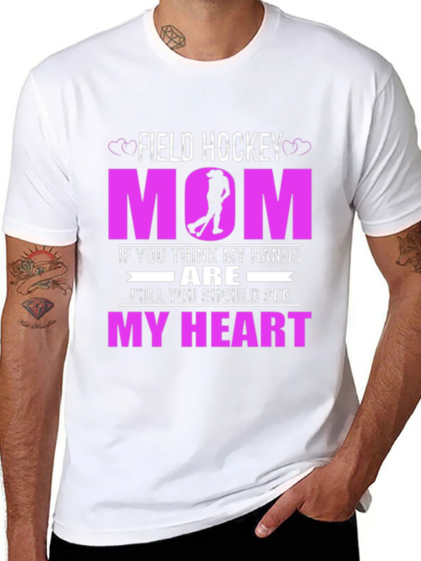 Field Hockey Mom Graphic Tee - 8