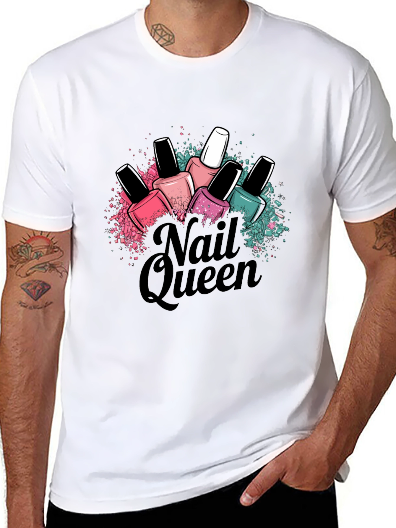 Nail Queen T-Shirt - Manicure Lover Fashion Tee - 8