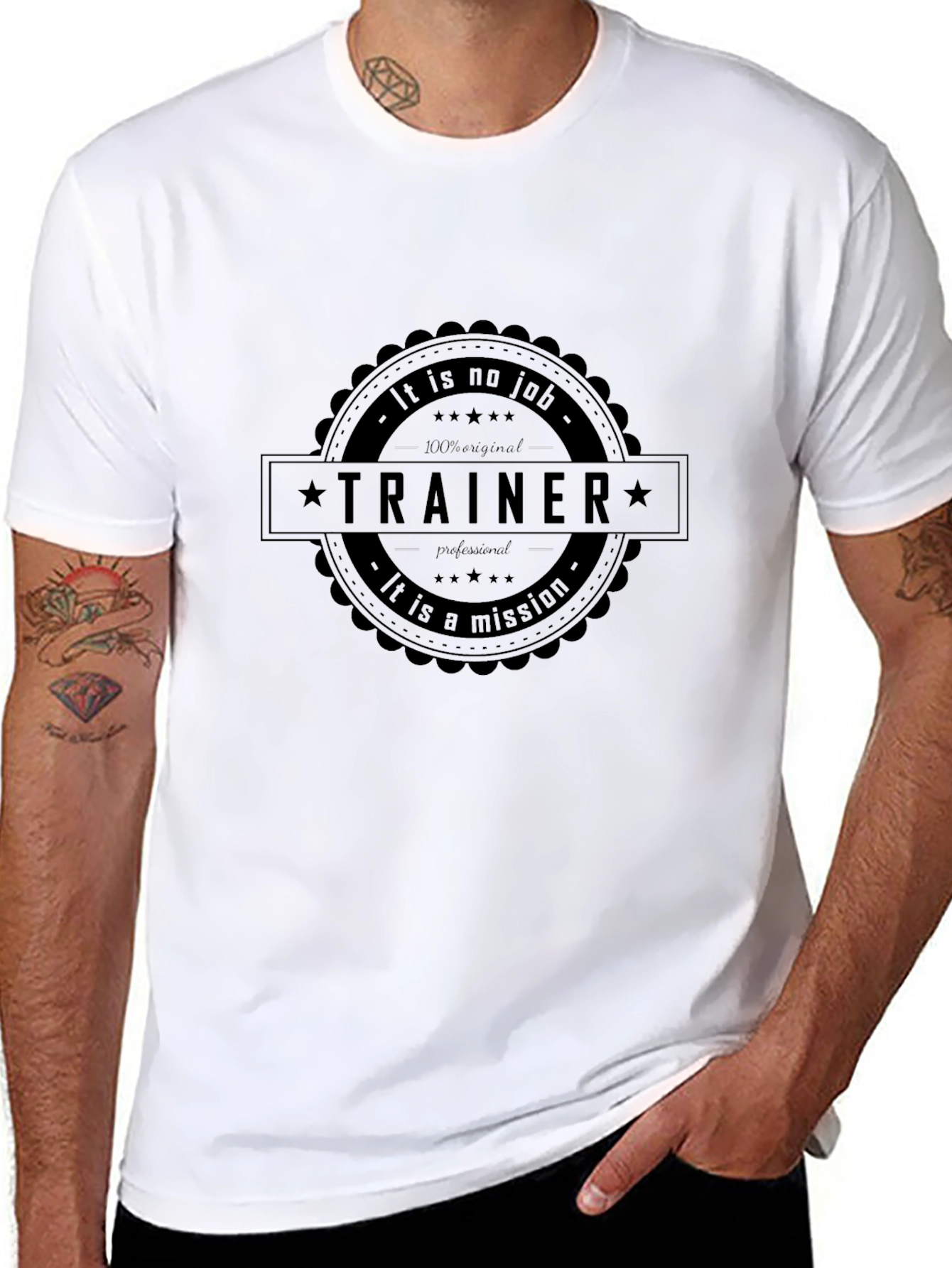 Black Trainer Mission T-Shirt - Black view 8