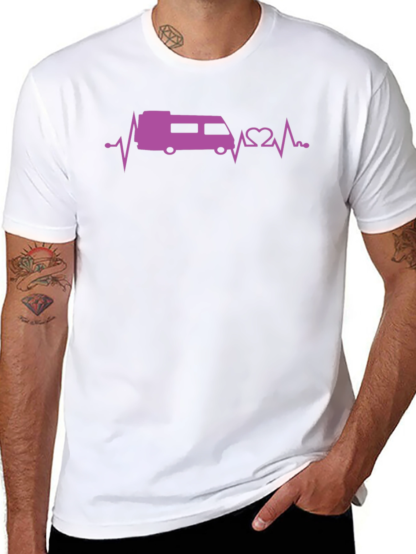 RV Heartbeat T-Shirt - Camper Love! - 8