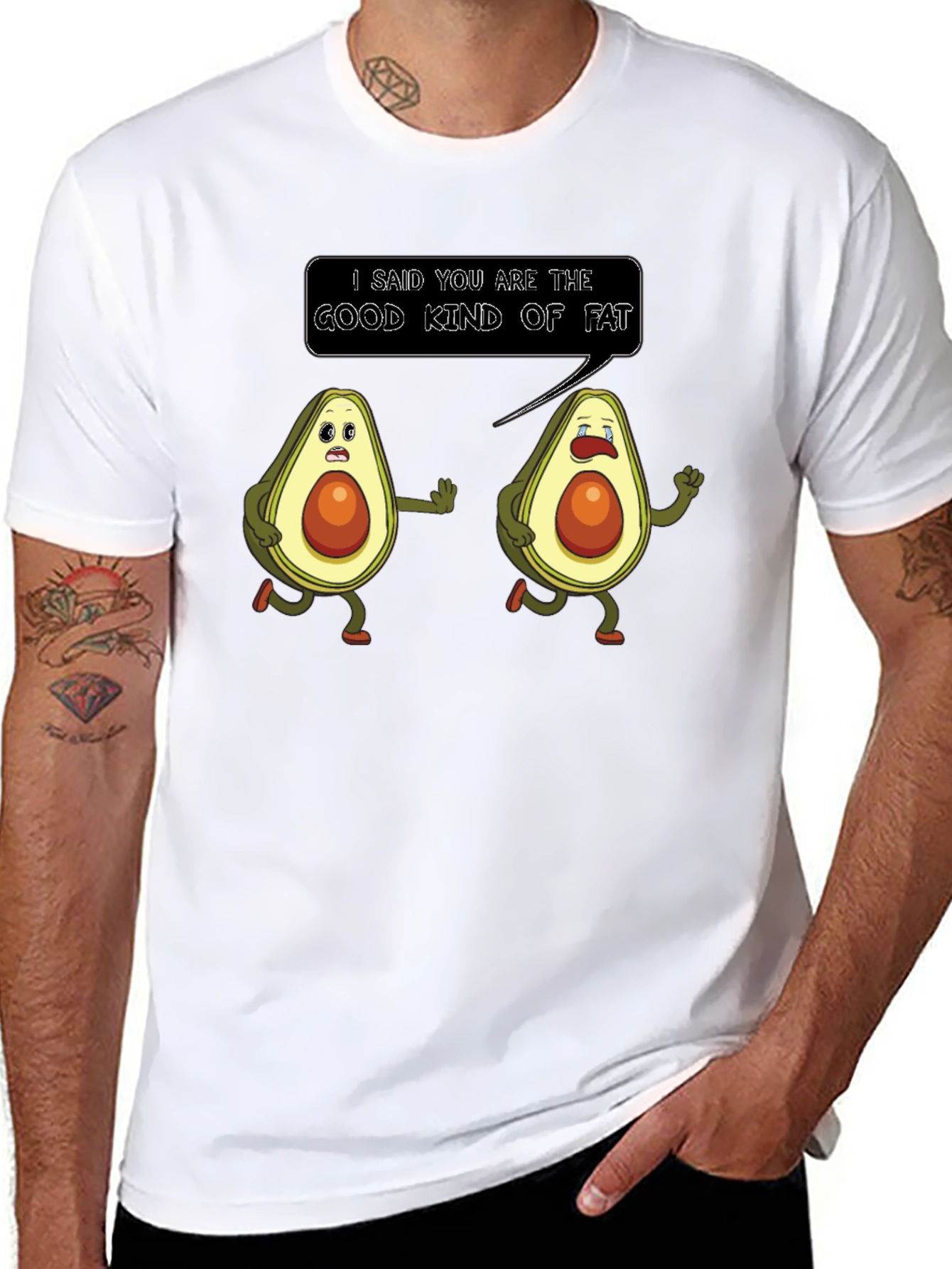 Black Avocado Good Fat Graphic Tee view 8