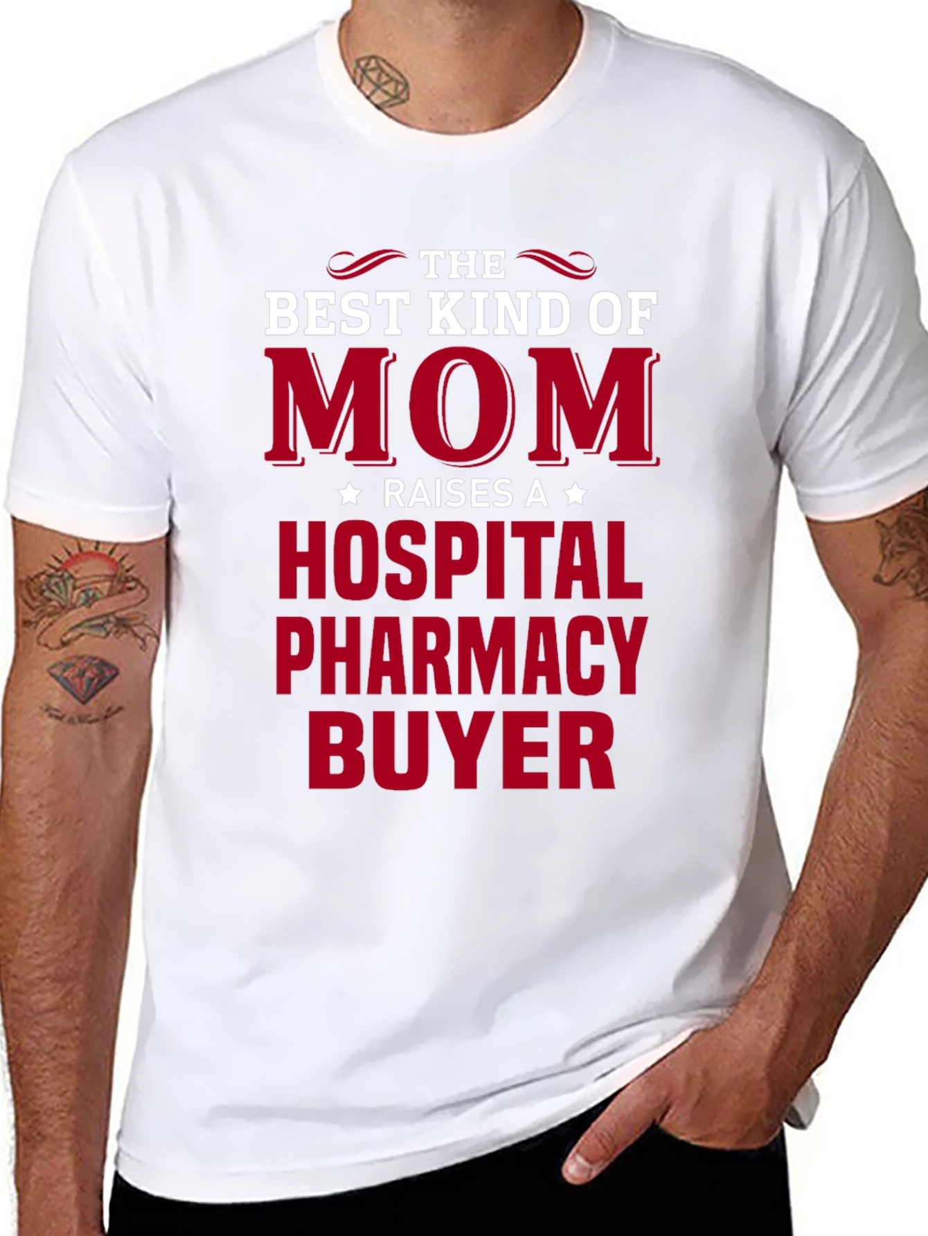 Black Mom Raises A Hospital Pharmacy Buyer T-Shirt view 8