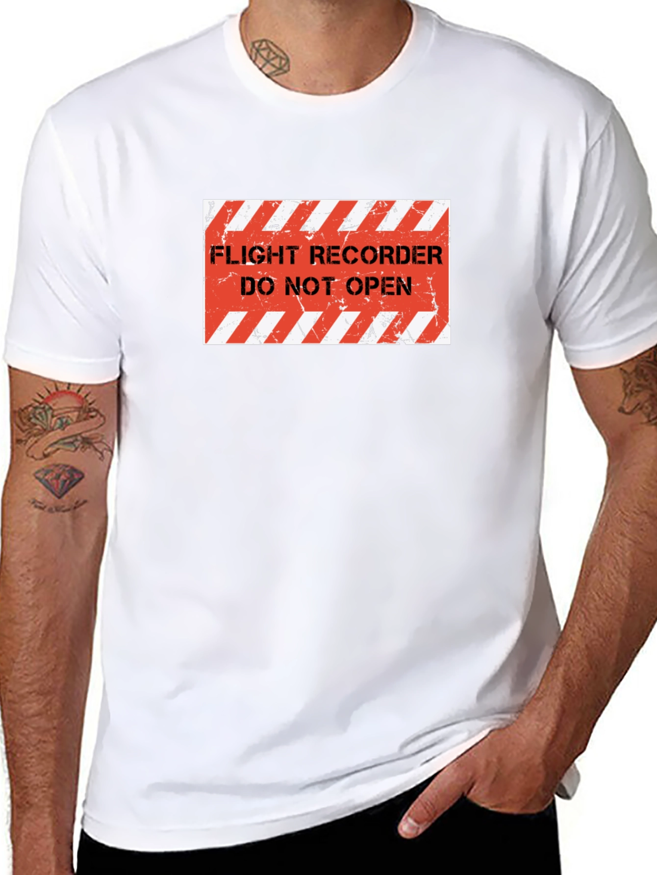 Black Flight Recorder - Do Not Open - Black T-Shirt view 8