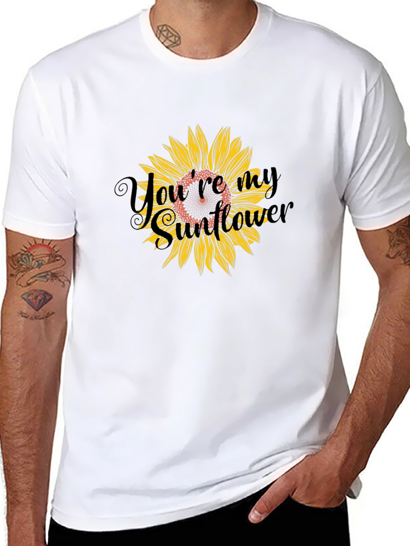 Black You Are My Sunflower Graphic Tee view 8