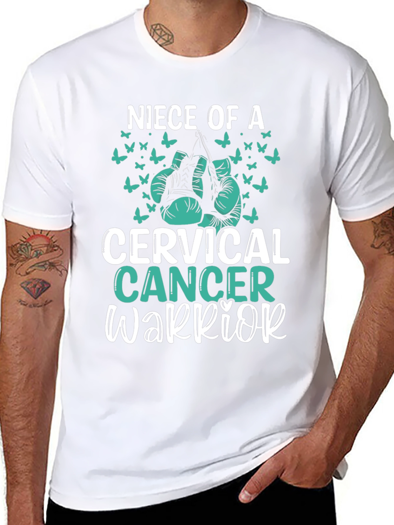 Cervical Cancer Warrior Tee - 8
