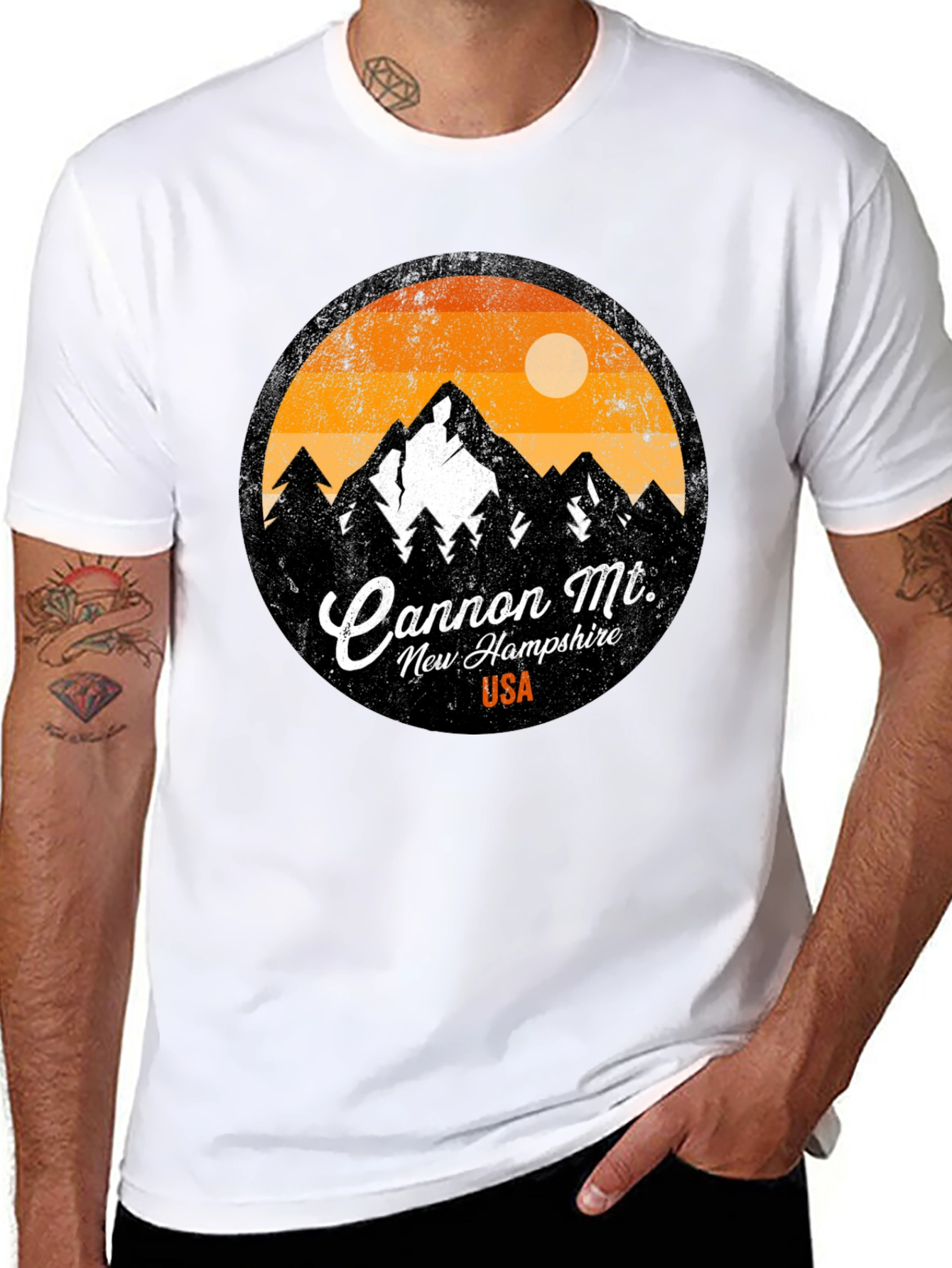 Cannon Mt. New Hampshire USA T-Shirt - 8