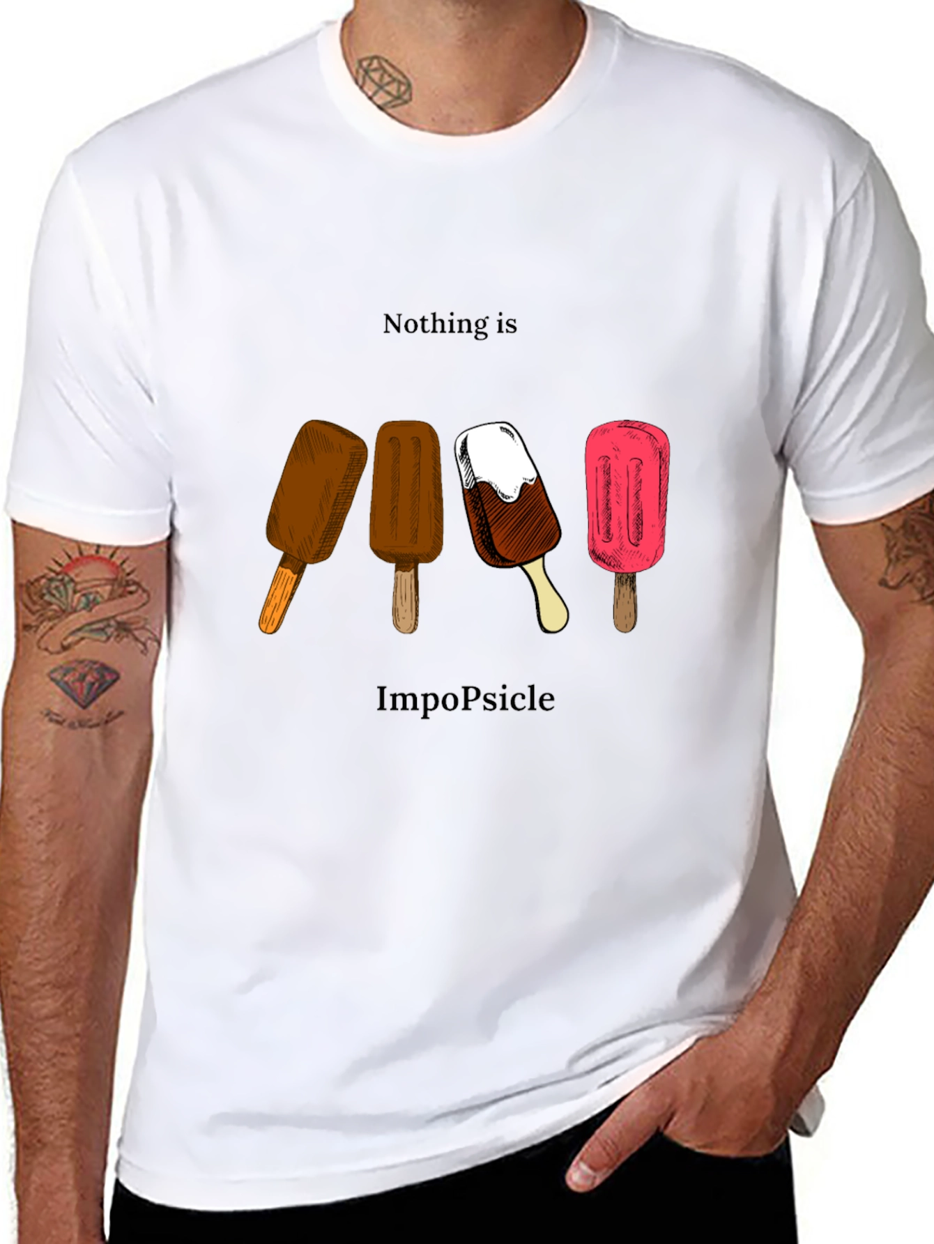 Black ImPOPsicle T-Shirt view 8