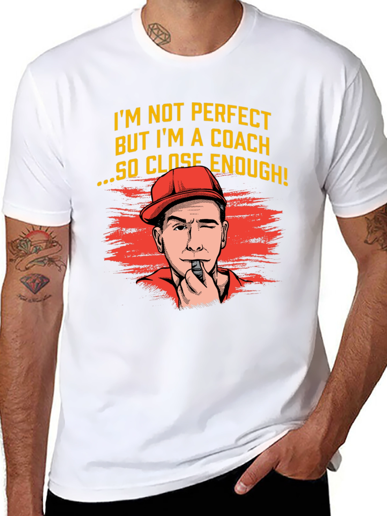 Black Coach T-Shirt - "I'm Not Perfect, But I'm a Coach" view 8