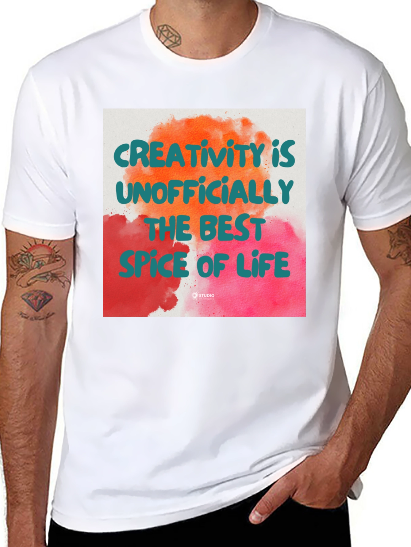 Black Creativity Spice of Life Graphic Tee view 8