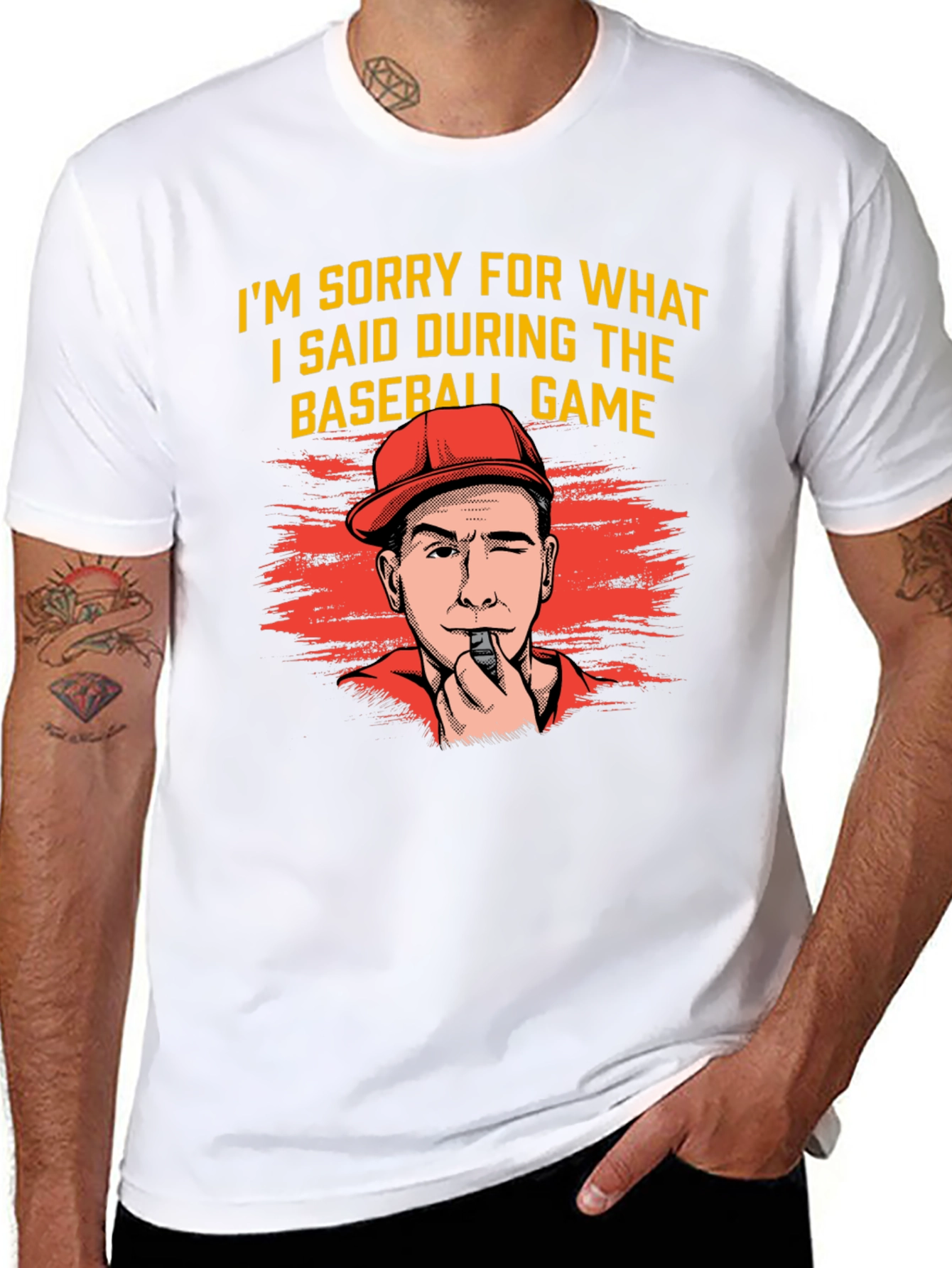 Black Baseball Game Apology T-Shirt - Funny Coach Tee view 8