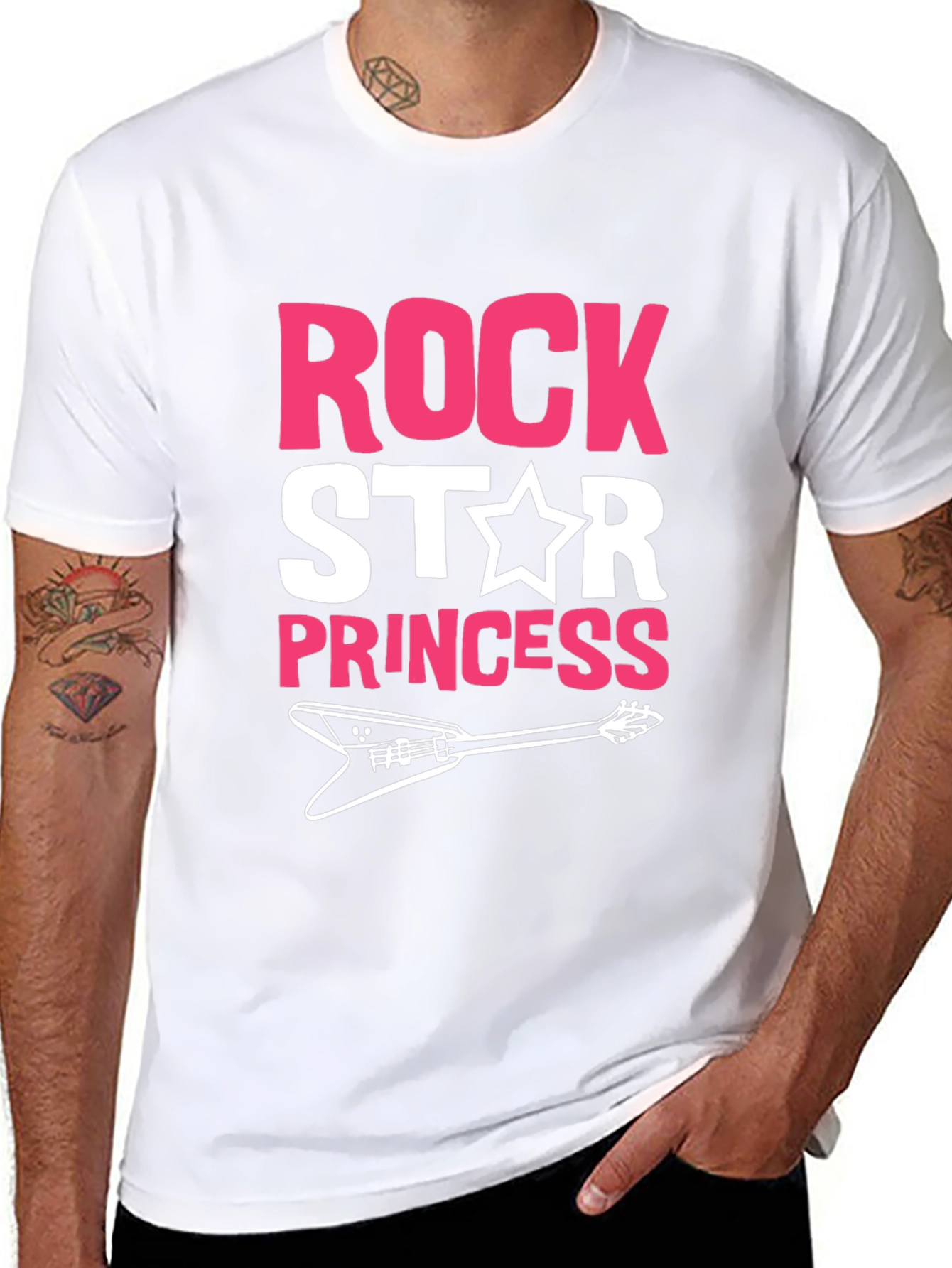Black Rock Star Princess Graphic Tee view 8